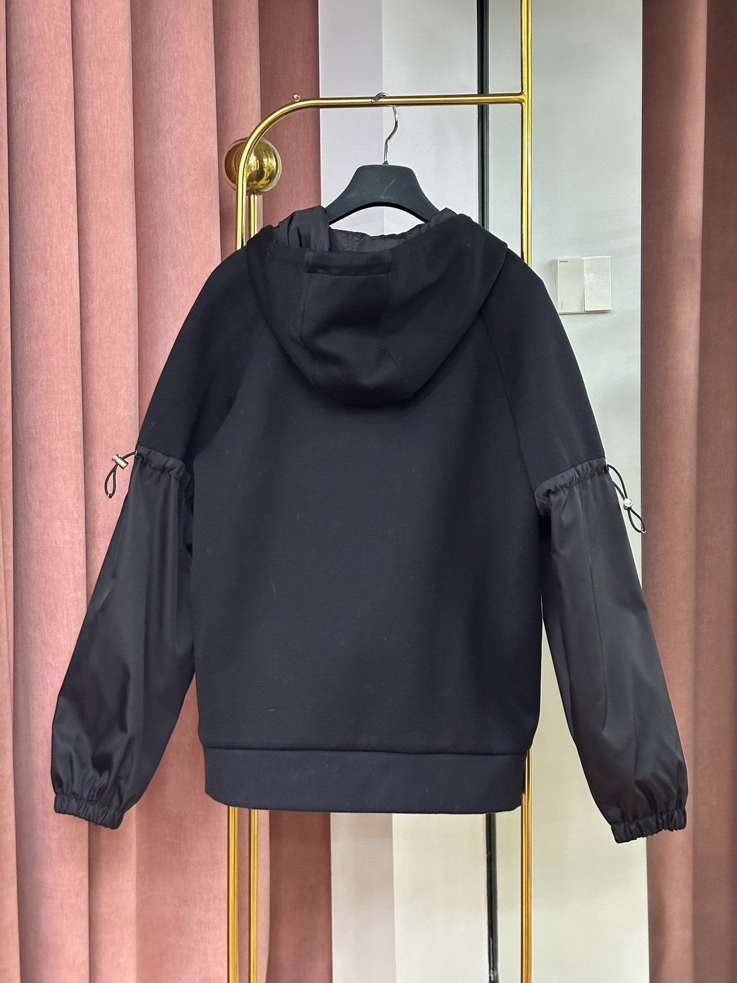 Prada Prada Black Hooded Jacket Size US XS / EU 42 / 0 - 2 Thumbnail