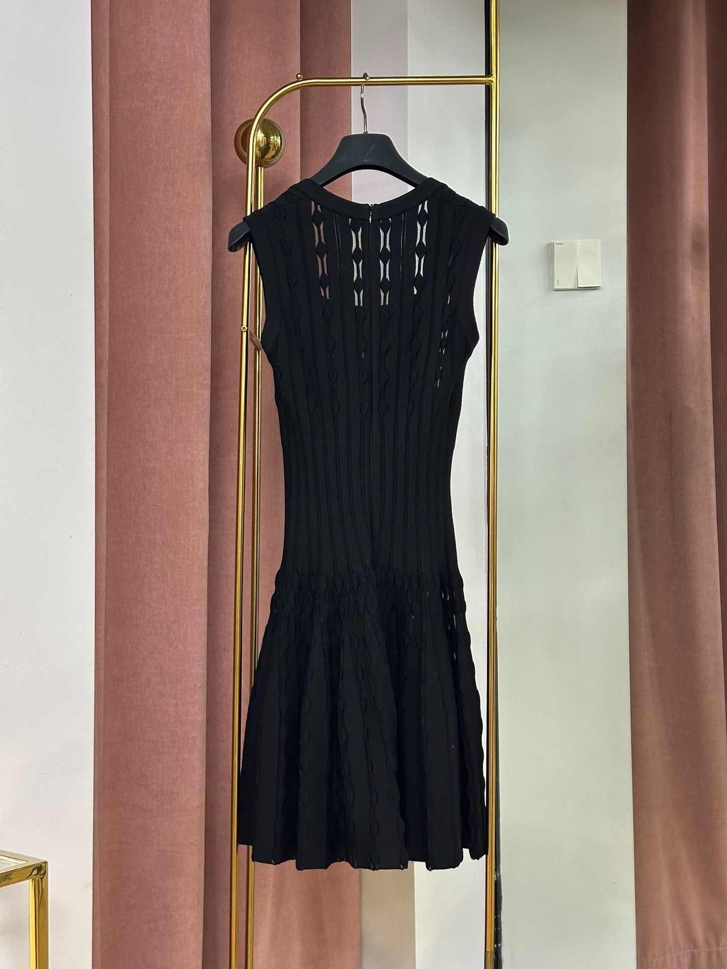 Alaia Alaia Black Knit Dress Size XS / US 0-2 / IT 36-38 - 3 Thumbnail