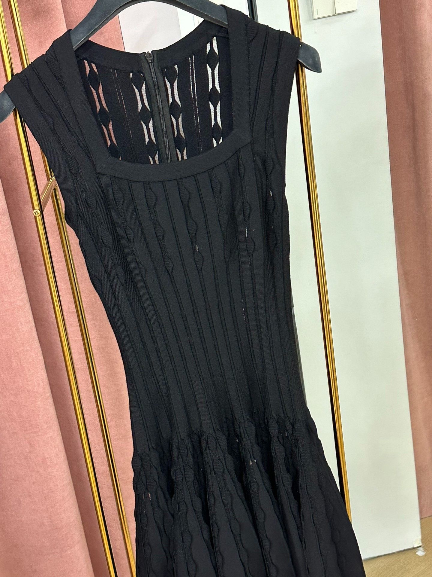 Alaia Alaia Black Knit Dress Size XS / US 0-2 / IT 36-38 - 2 Thumbnail