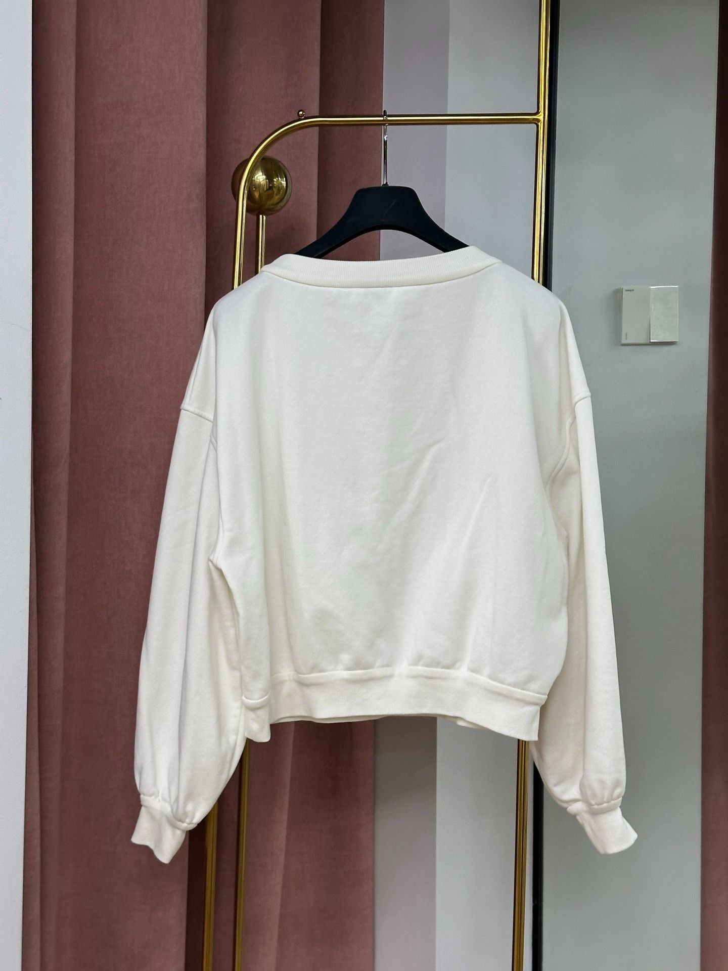 Brunello Cucinelli Brunello Cucinelli White Beaded Sweatshirt Size M / US 6-8 / IT 42-44 - 3 Thumbnail