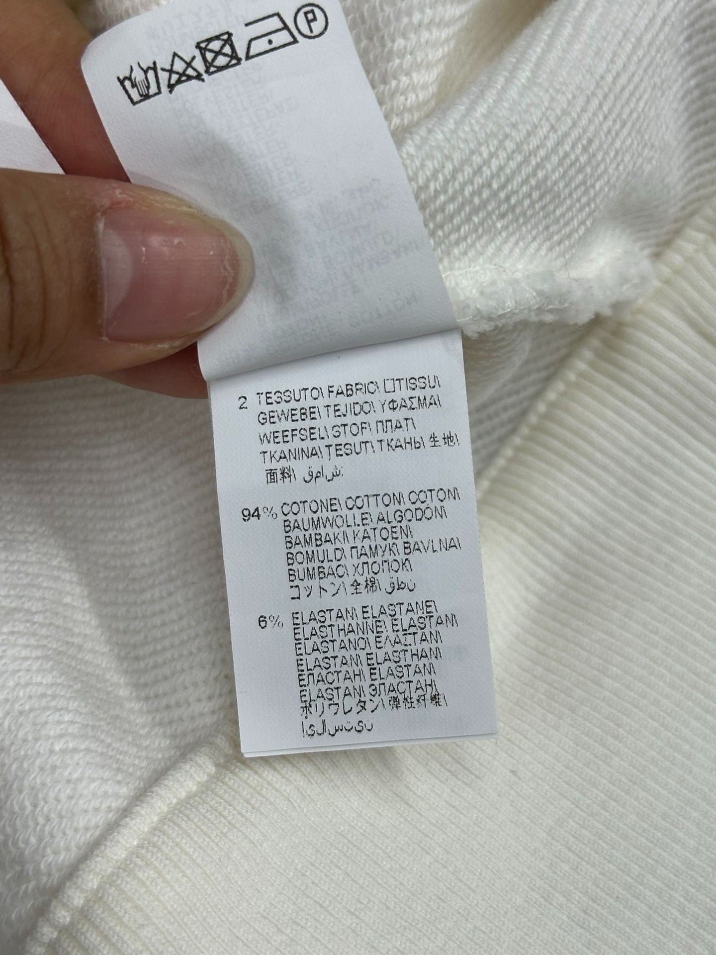 Brunello Cucinelli Brunello Cucinelli White Beaded Sweatshirt Size M / US 6-8 / IT 42-44 - 6 Thumbnail