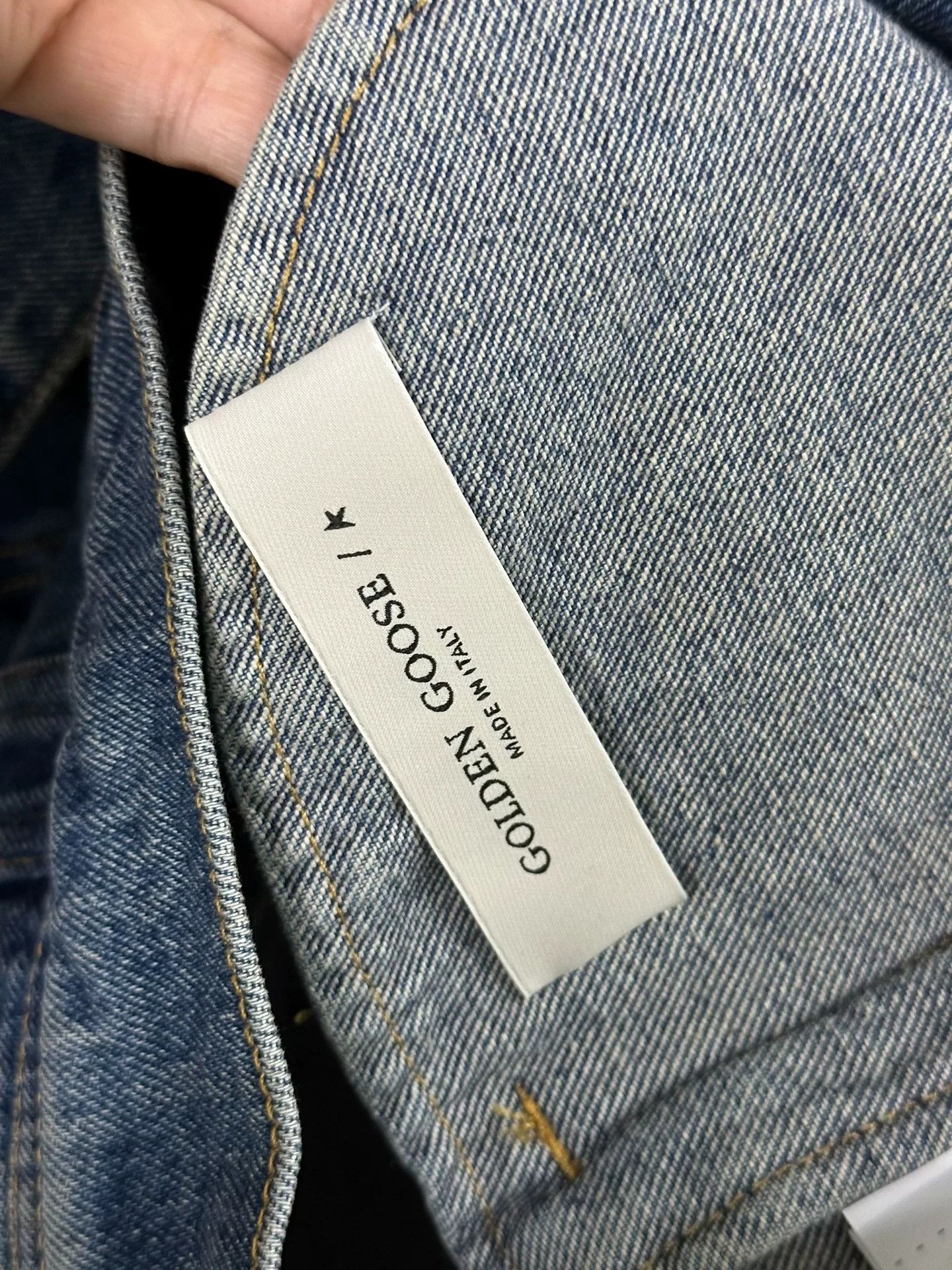 Golden Goose Golden Goose Blue Embroidered Denim Jacket Size US S / EU 44-46 / 1 - 6 Thumbnail