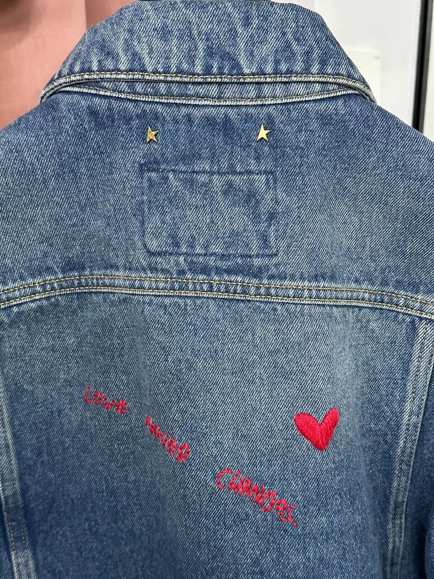 Golden Goose Golden Goose Blue Embroidered Denim Jacket Size US S / EU 44-46 / 1 - 5 Thumbnail