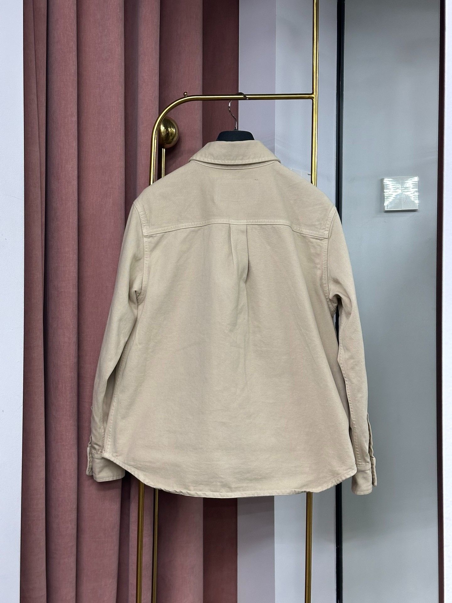 Blaze Blaze Milano Gold Button Denim Jacket Size XS / US 0-2 / IT 36-38 - 3 Thumbnail