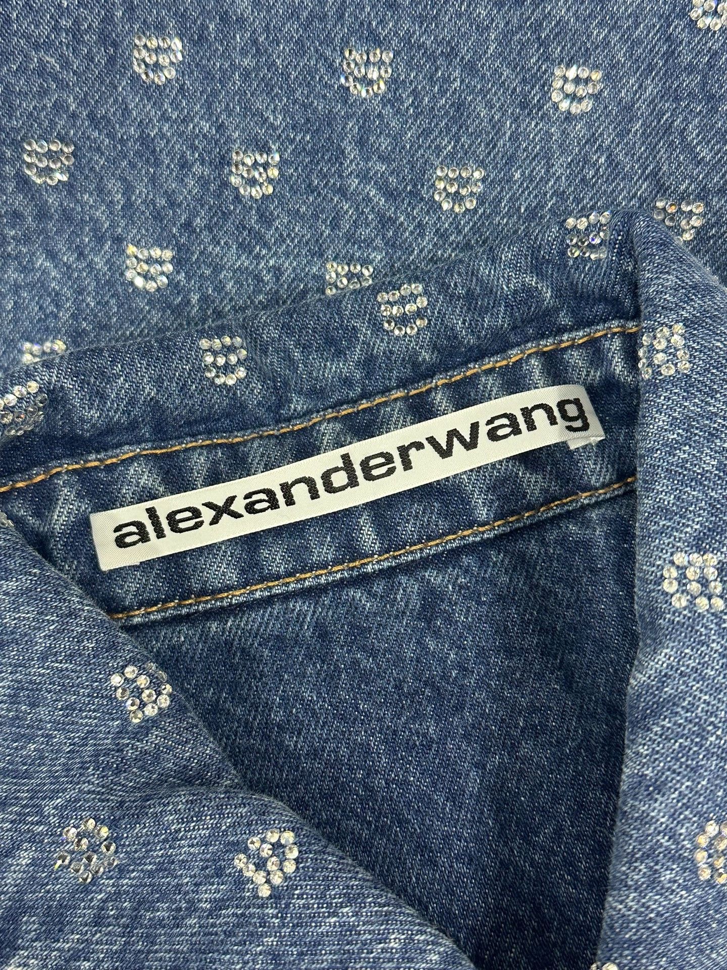 Alexander Wang Alexander Wang Blue Logo Shirt Jacket Size XS / US 0-2 / IT 36-38 - 5 Thumbnail