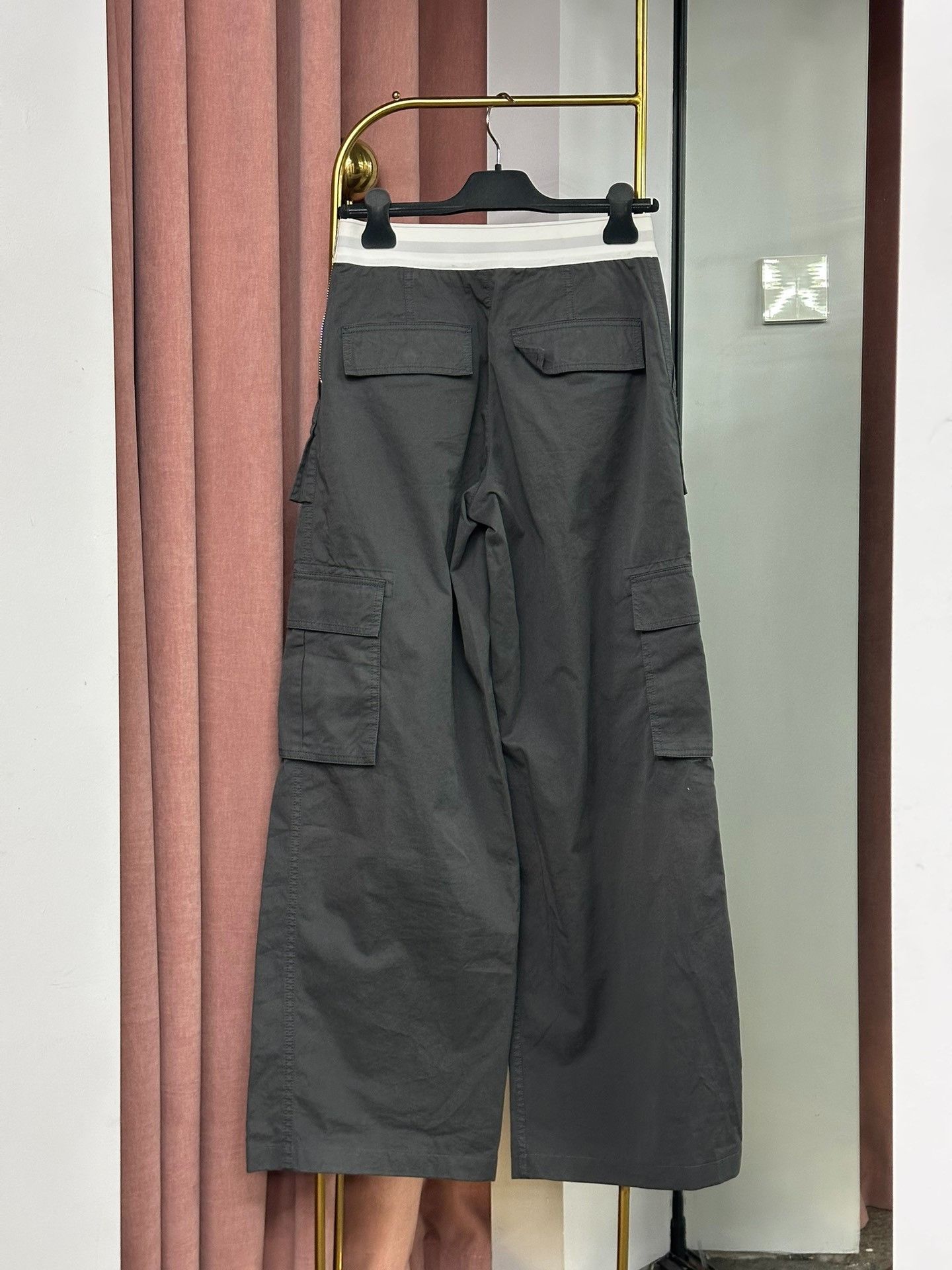 Alexander Wang Alexander Wang Waist Letter Cargo Wide-Leg Pants Size 27" / US 4 / IT 40 - 3 Thumbnail