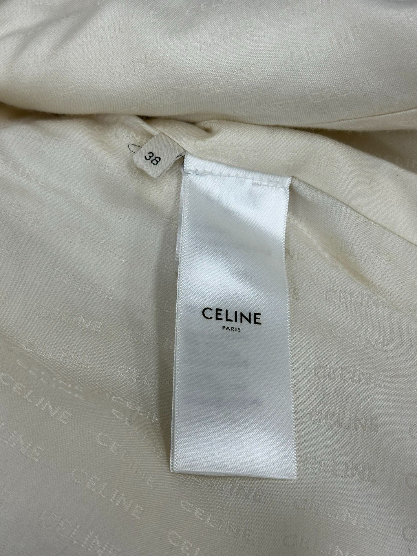 Celine Celine White Gold Button Coat Size S / US 4 / IT 40 - 5 Thumbnail