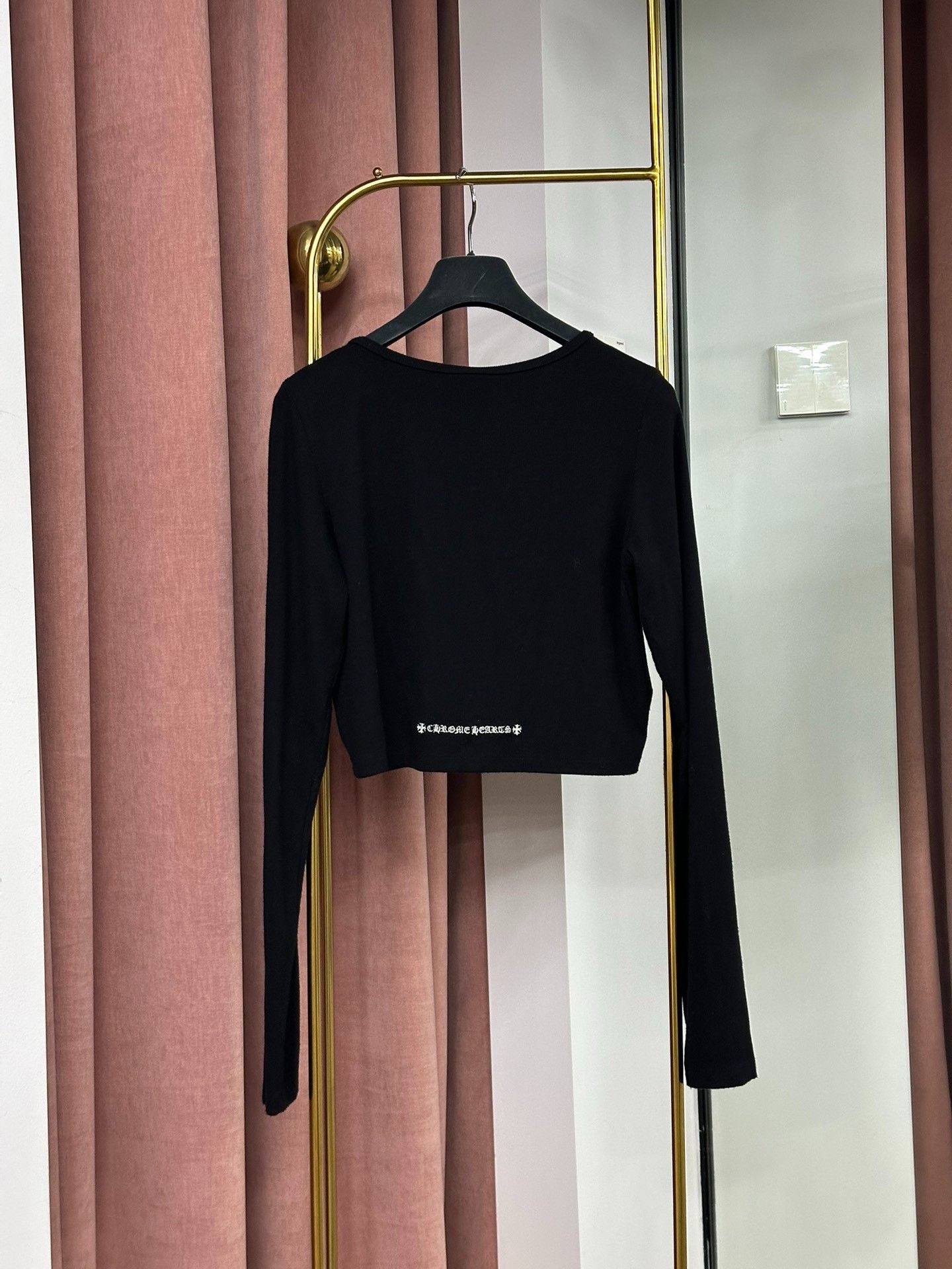 Chrome Hearts Chrome Hearts Black Embroidered Short Cardigan Size S / US 4 / IT 40 - 2 Thumbnail
