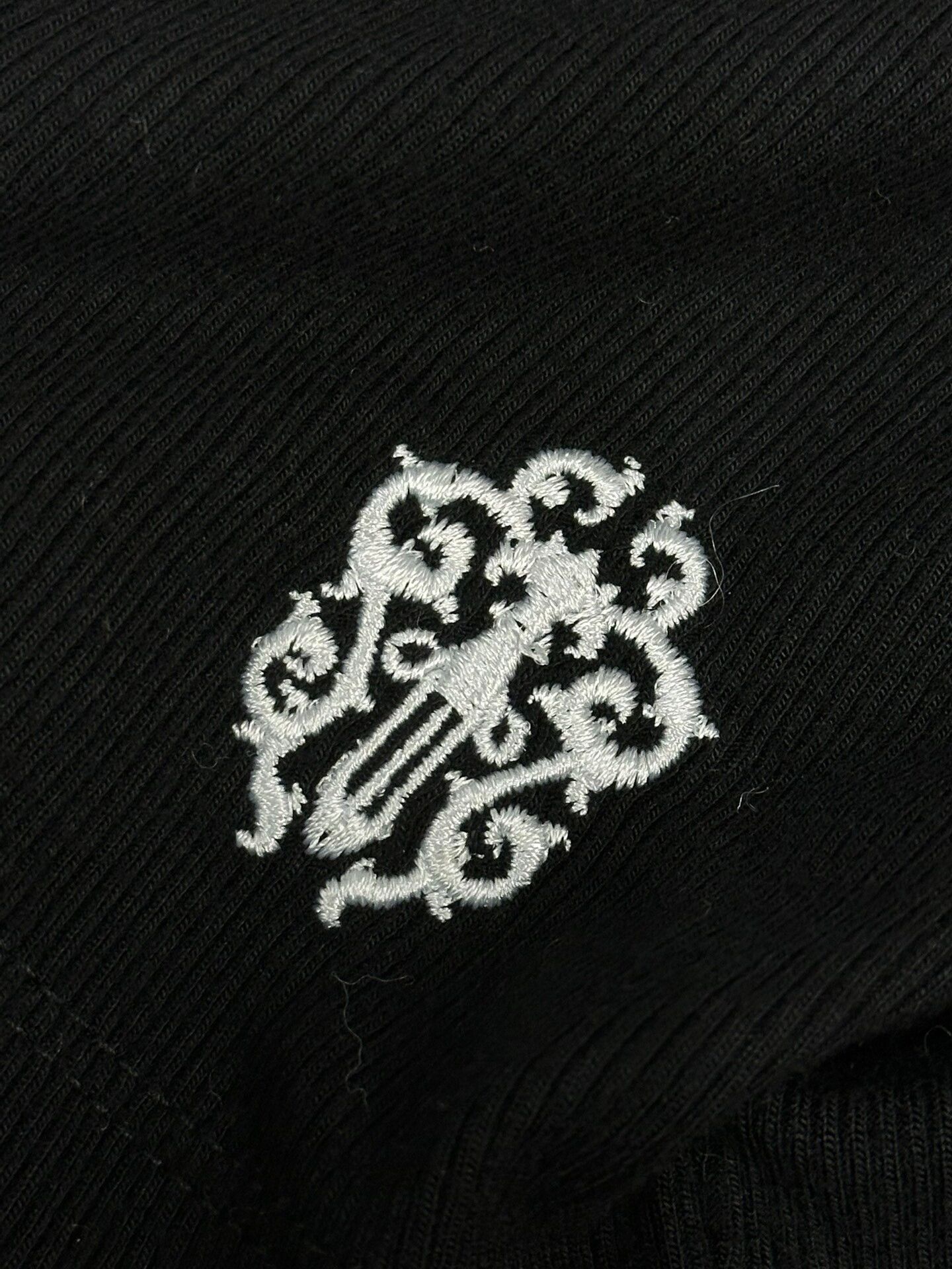 Chrome Hearts Chrome Hearts Black Embroidered Short Cardigan Size S / US 4 / IT 40 - 5 Thumbnail