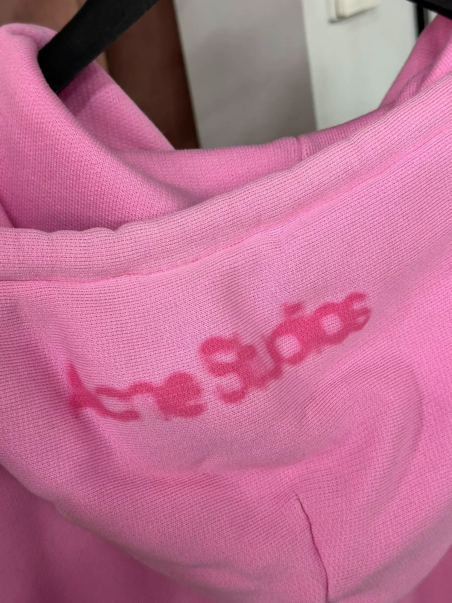 Acne Studios Acne Studios Pink Hoodie Long-Sleeve Size XXS / US 00 / IT 34 - 2 Thumbnail