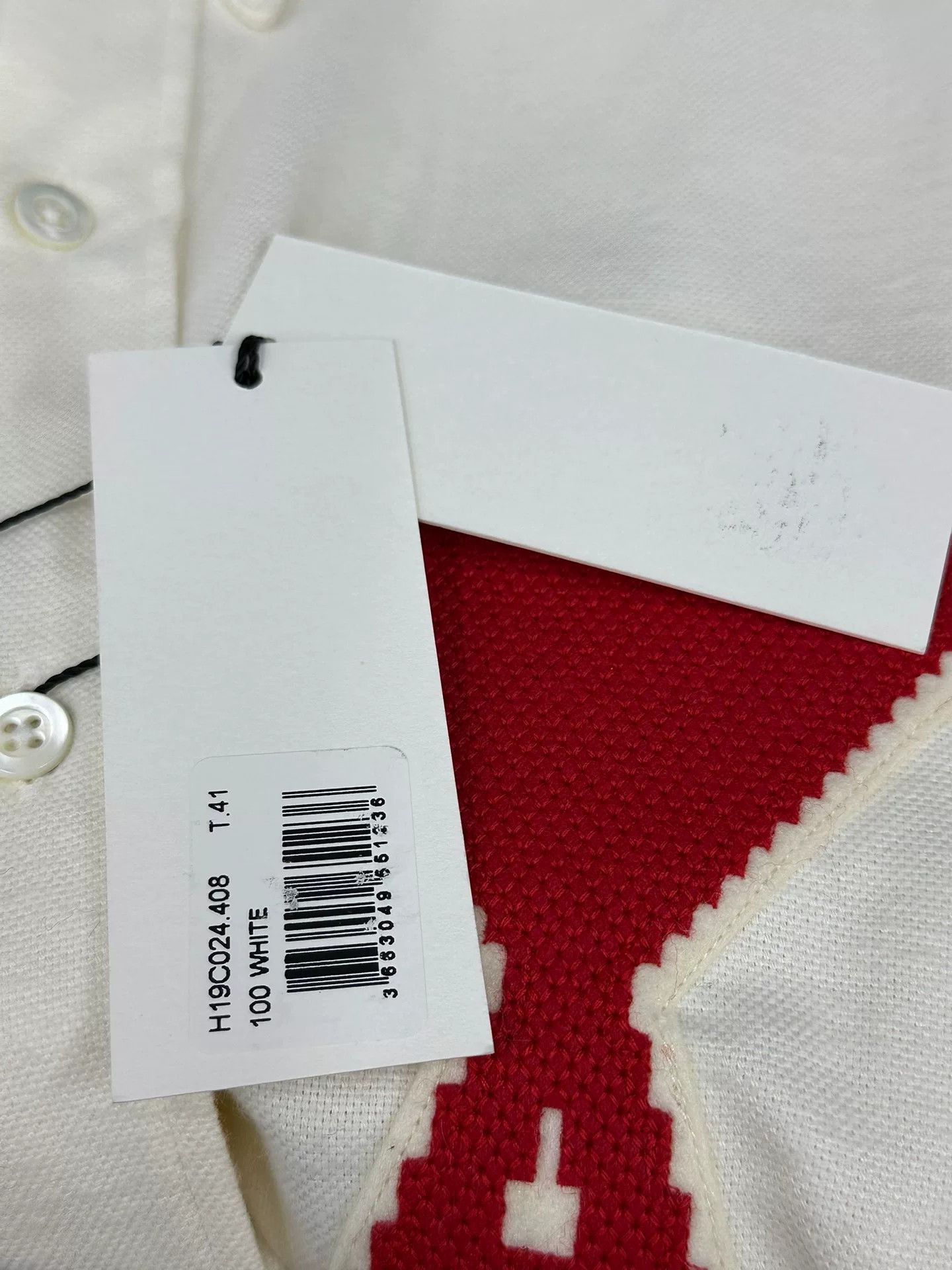 AMI Ami White Heart Long Sleeve Shirt Size US M / EU 48-50 / 2 - 4 Thumbnail