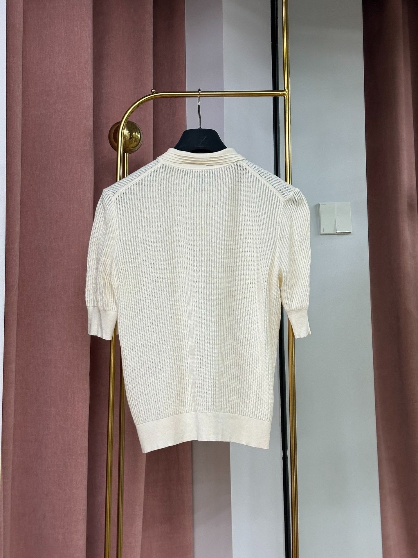 Loro Piana Loro Piana Knit Short-Sleeve Top Size S / US 4 / IT 40 - 3 Thumbnail