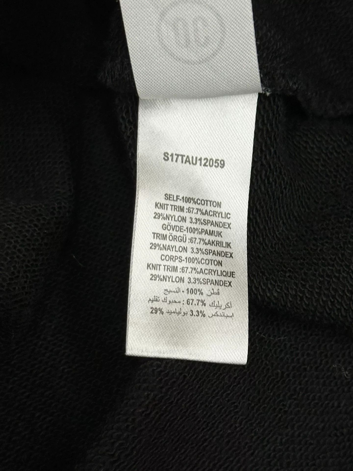 Opening Ceremony Opening Ceremony Black Letter Long-Sleeve Sweatshirt Size XS / US 0-2 / IT 36-38 - 5 Thumbnail