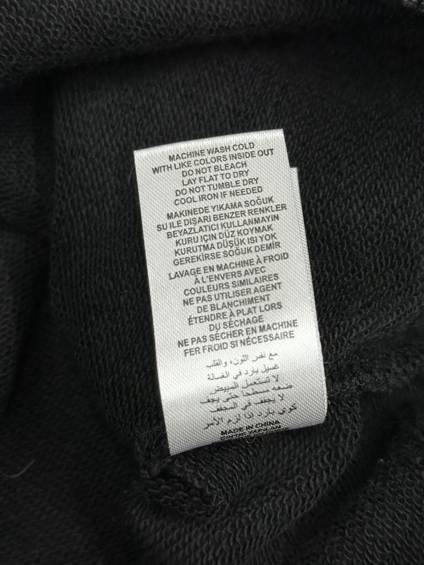 Opening Ceremony Opening Ceremony Black Letter Long-Sleeve Sweatshirt Size XS / US 0-2 / IT 36-38 - 6 Thumbnail