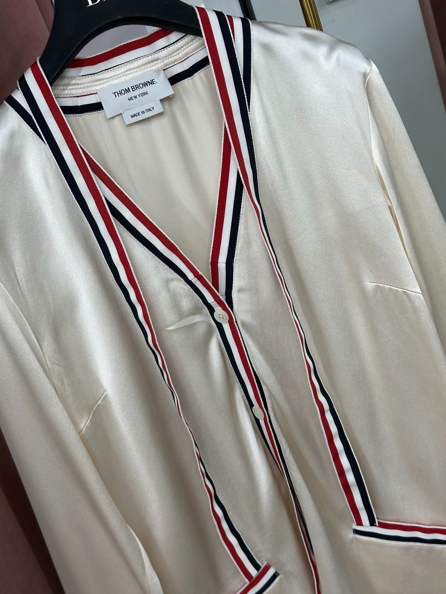 Thom Browne Thom Browne Striped Long Sleeve Shirt Size US M / EU 48-50 / 2 - 2 Thumbnail