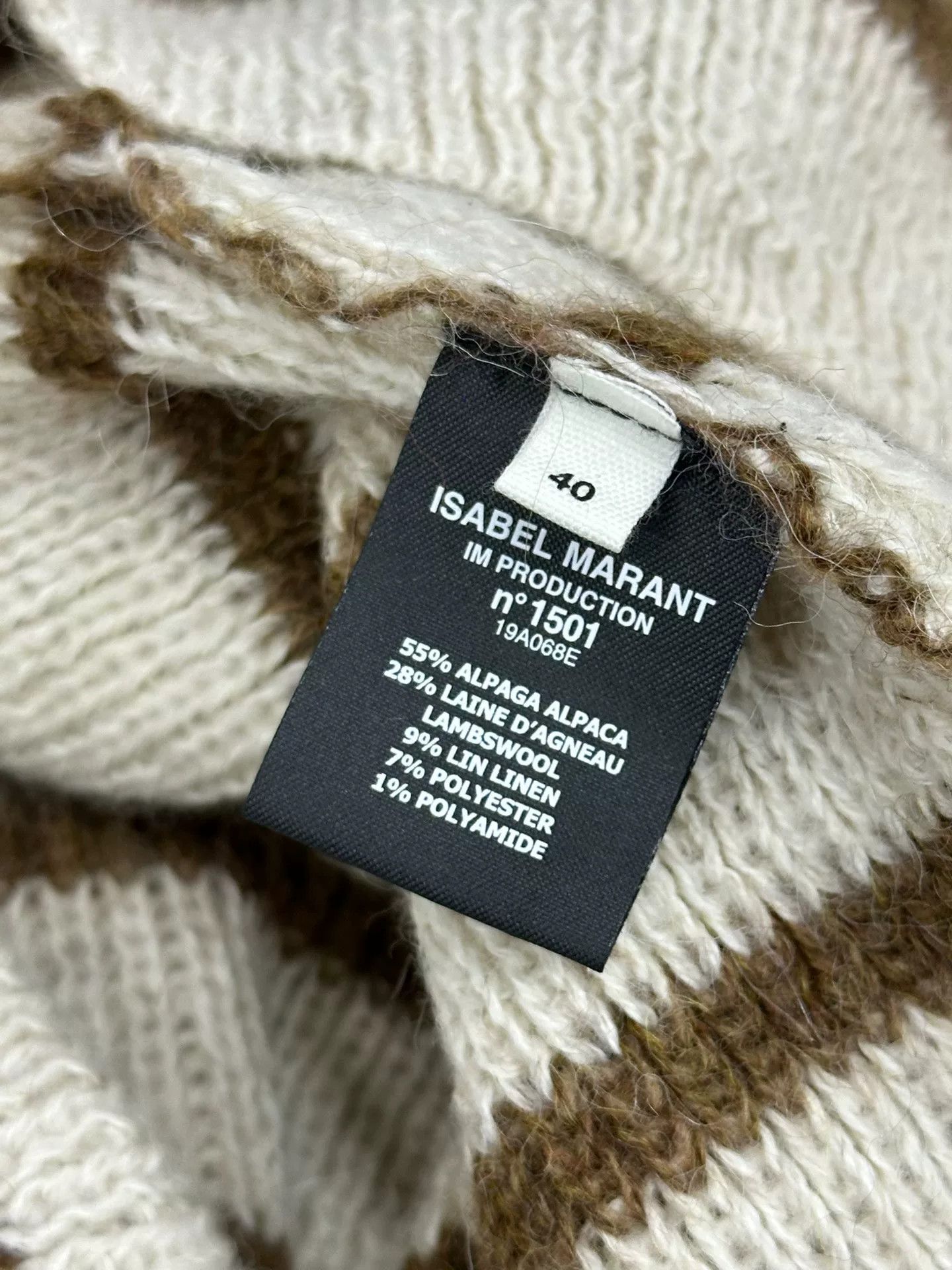 Isabel Marant Etoile Isabel Marant Striped Turtleneck Sweater Size S / US 4 / IT 40 - 5 Thumbnail