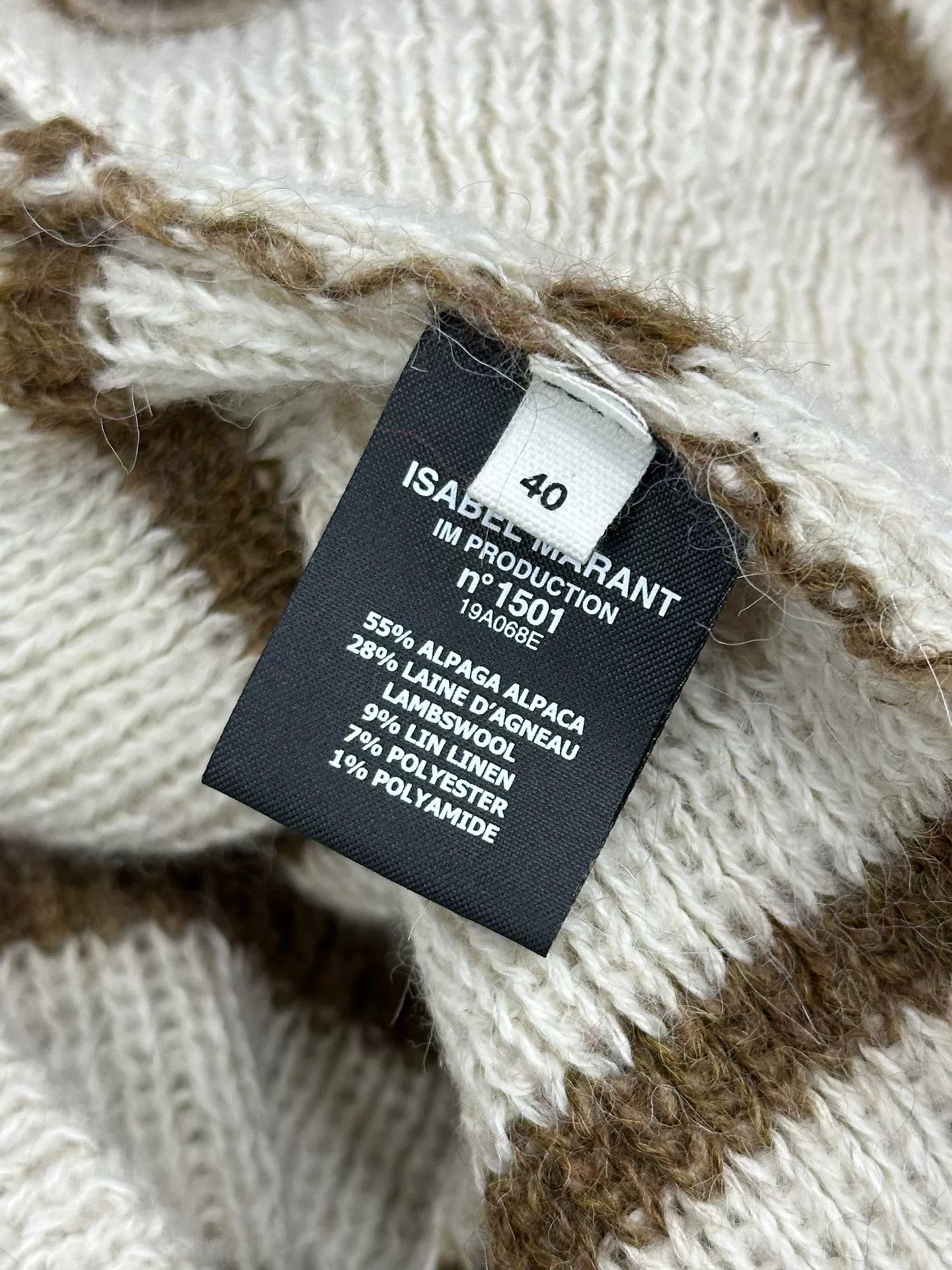 Isabel Marant Etoile Isabel Marant Striped Turtleneck Sweater Size S / US 4 / IT 40 - 4 Thumbnail