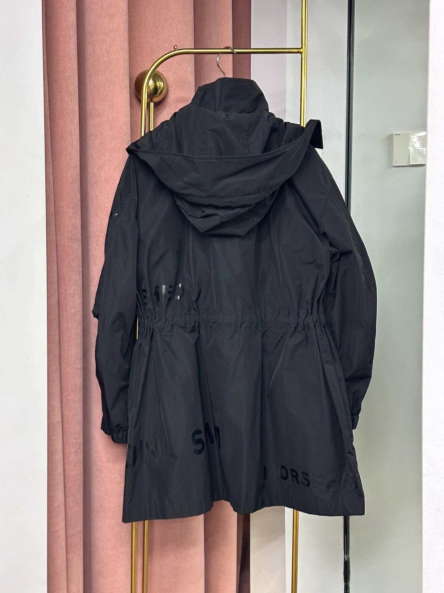 Burberry Burberry Black Letter Trench Coat Size US XXS / EU 40 - 3 Thumbnail