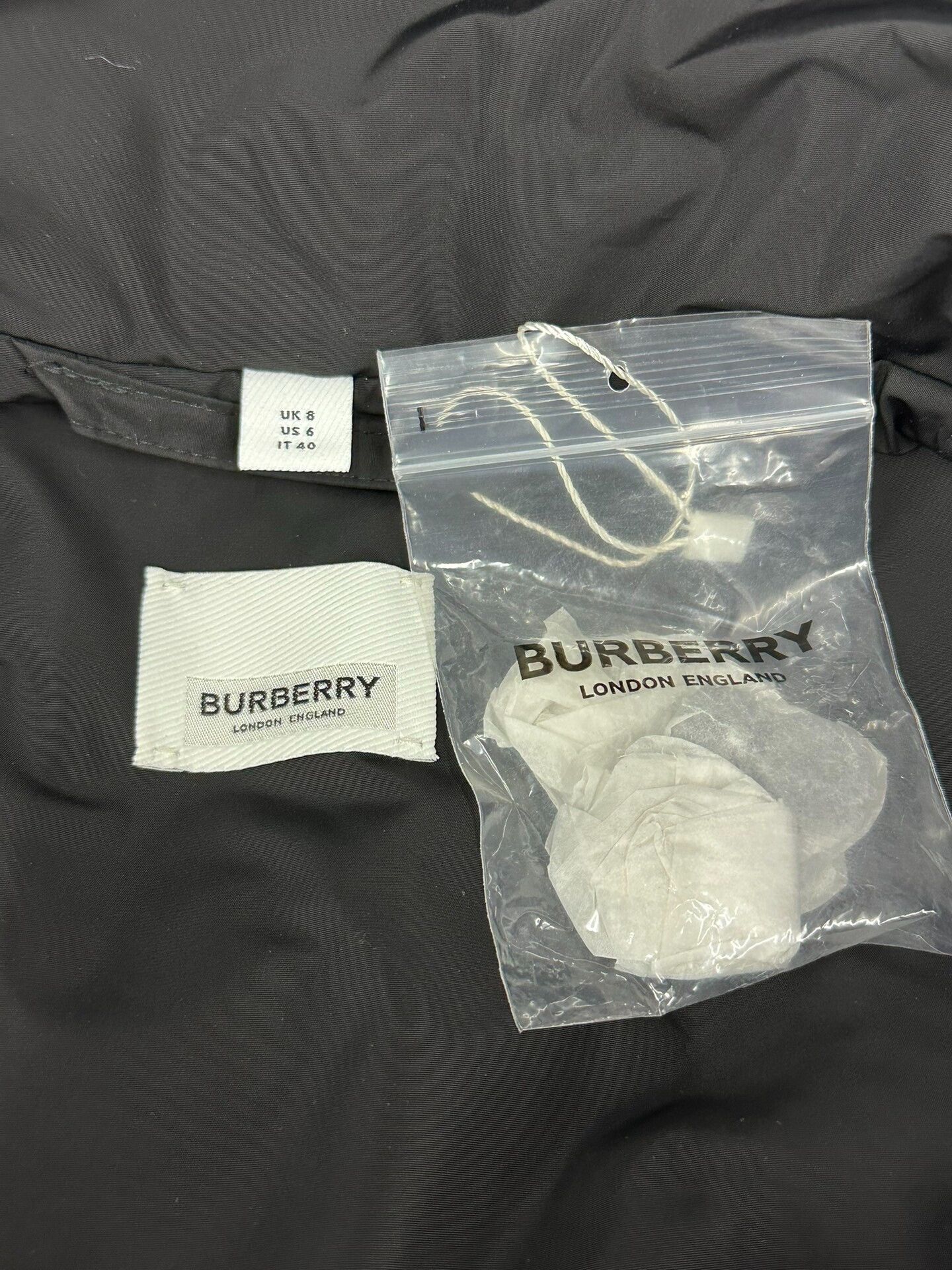 Burberry Burberry Black Letter Trench Coat Size US XXS / EU 40 - 4 Thumbnail