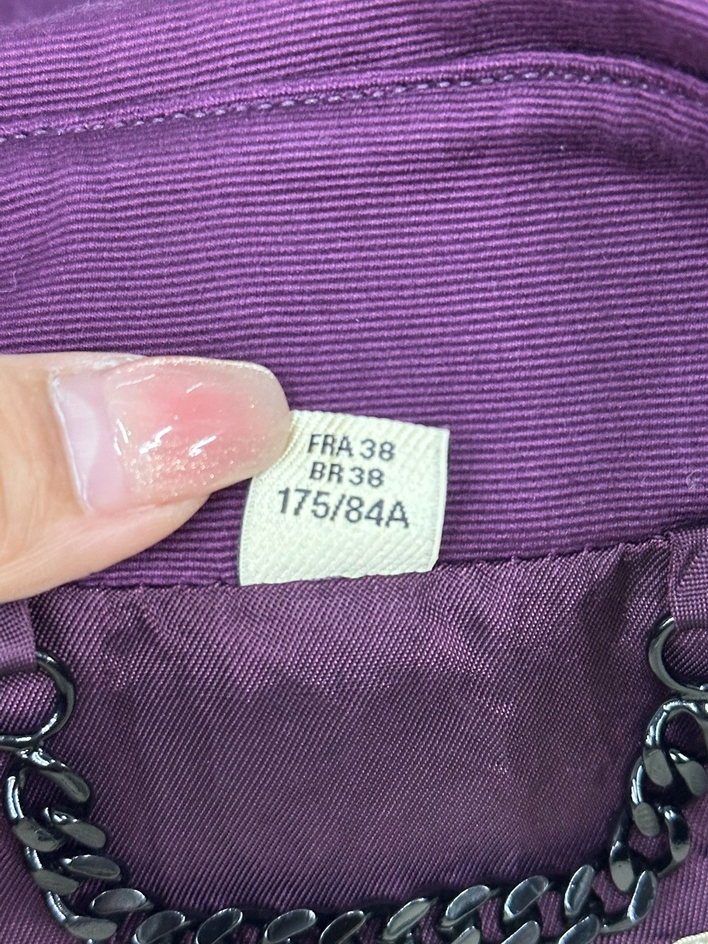 Burberry Burberry Purple Trench Coat Size S / US 4 / IT 40 - 4 Thumbnail