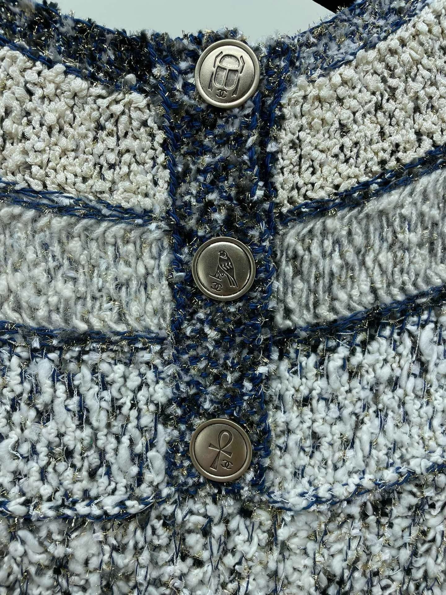 Chanel Chanel Egyptian Collection Knit Dress Size XXS / US 00 / IT 34 - 4 Thumbnail