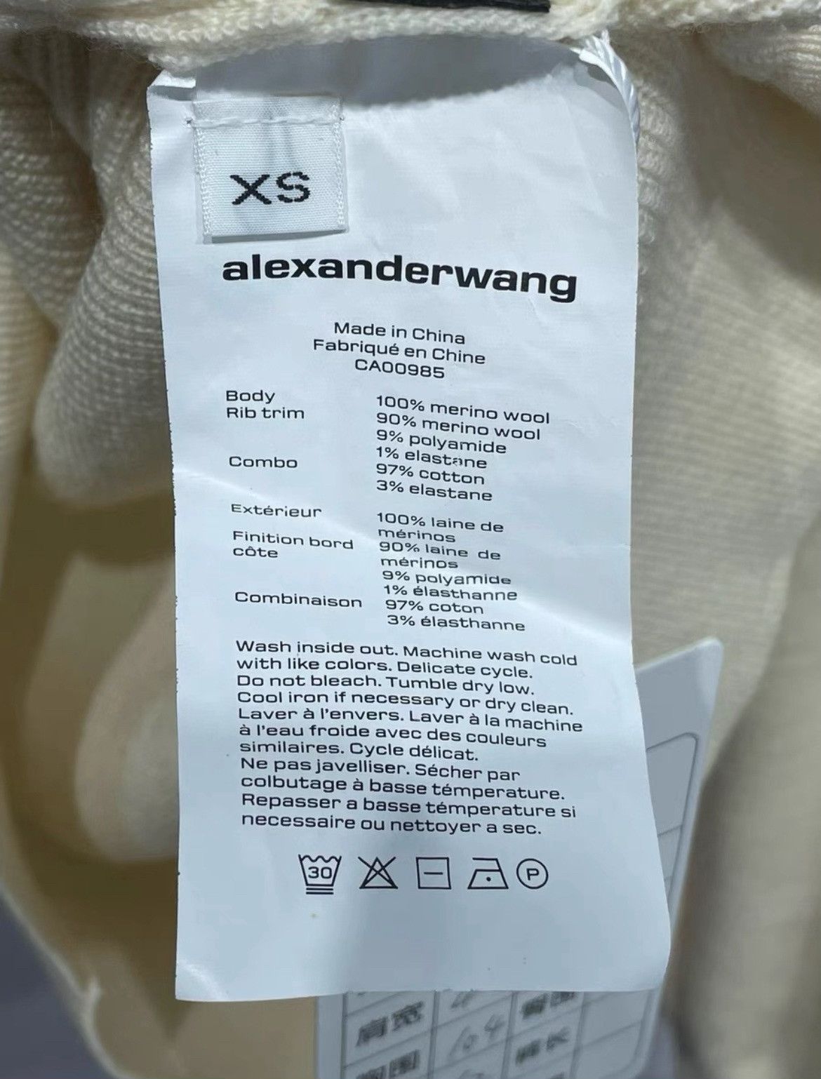 Alexander Wang Alexander Wang Fake Two-Piece Knit Sweater Size XS / US 0-2 / IT 36-38 - 6 Thumbnail