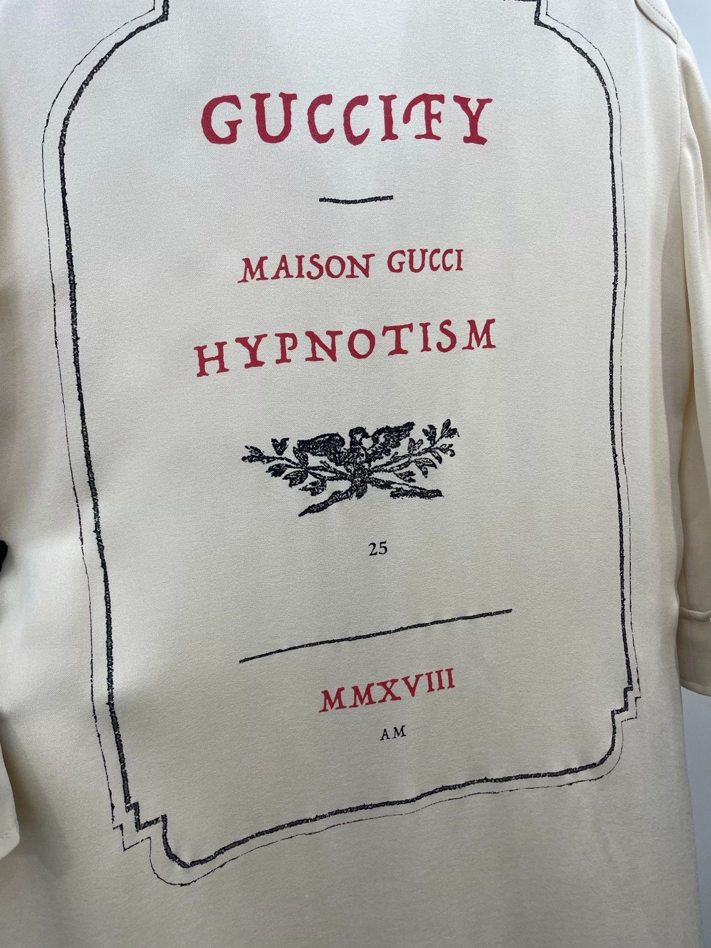 Gucci Gucci Printed Letter Loose Shirt Size S / US 4 / IT 40 - 3 Thumbnail