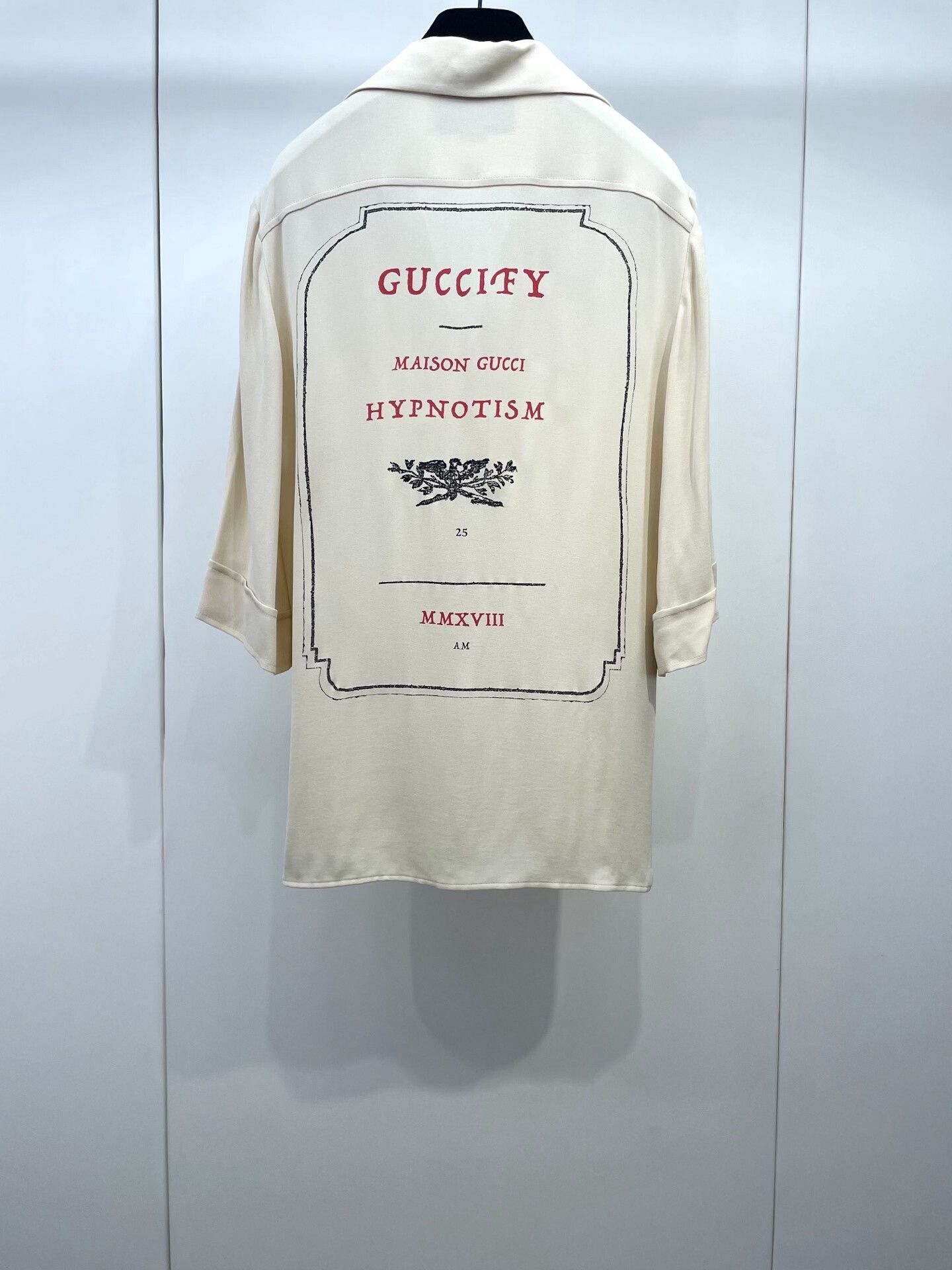 Gucci Gucci Printed Letter Loose Shirt Size S / US 4 / IT 40 - 2 Thumbnail