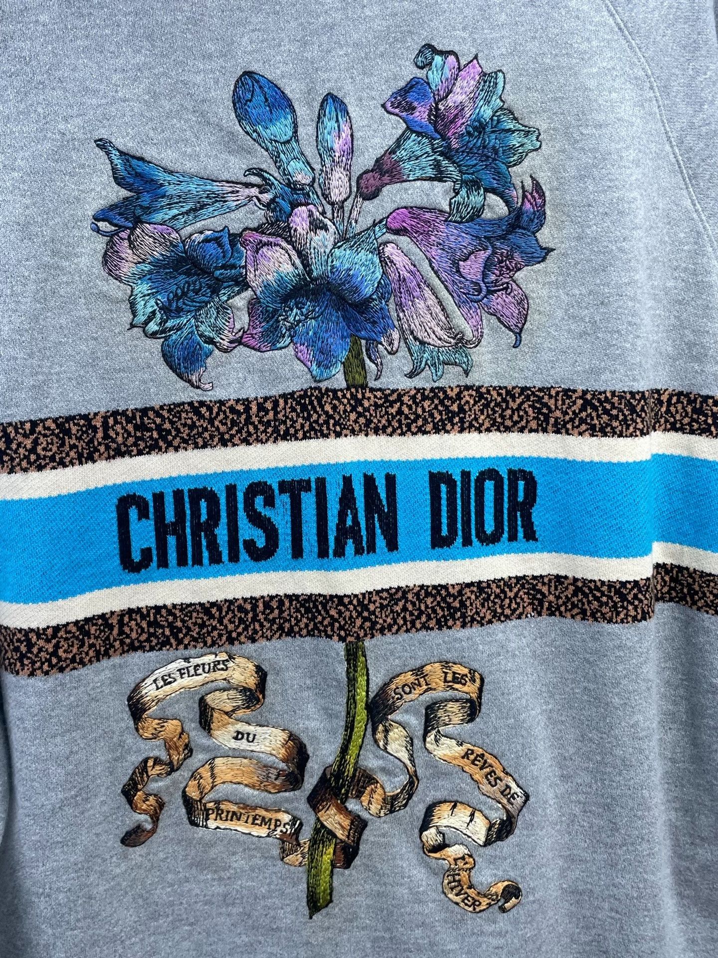 Dior Dior Embroidered Logo Hoodie Size US M / EU 48-50 / 2 - 3 Thumbnail