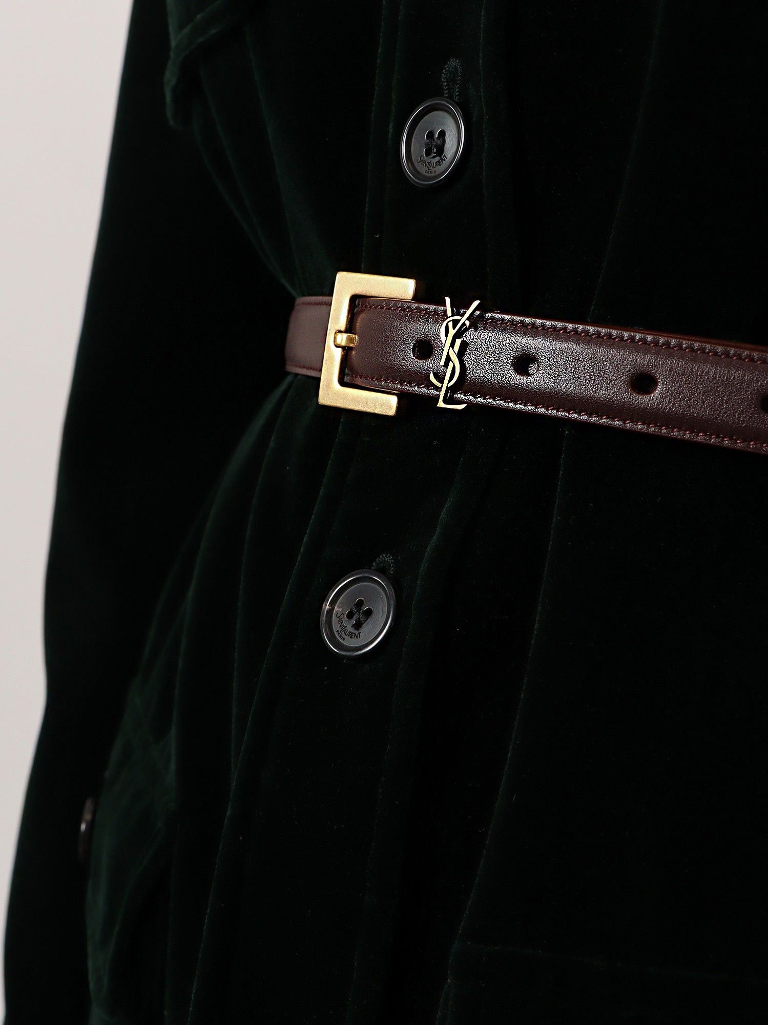 Saint Laurent Paris Leather Belt Size ONE SIZE - 2 Thumbnail