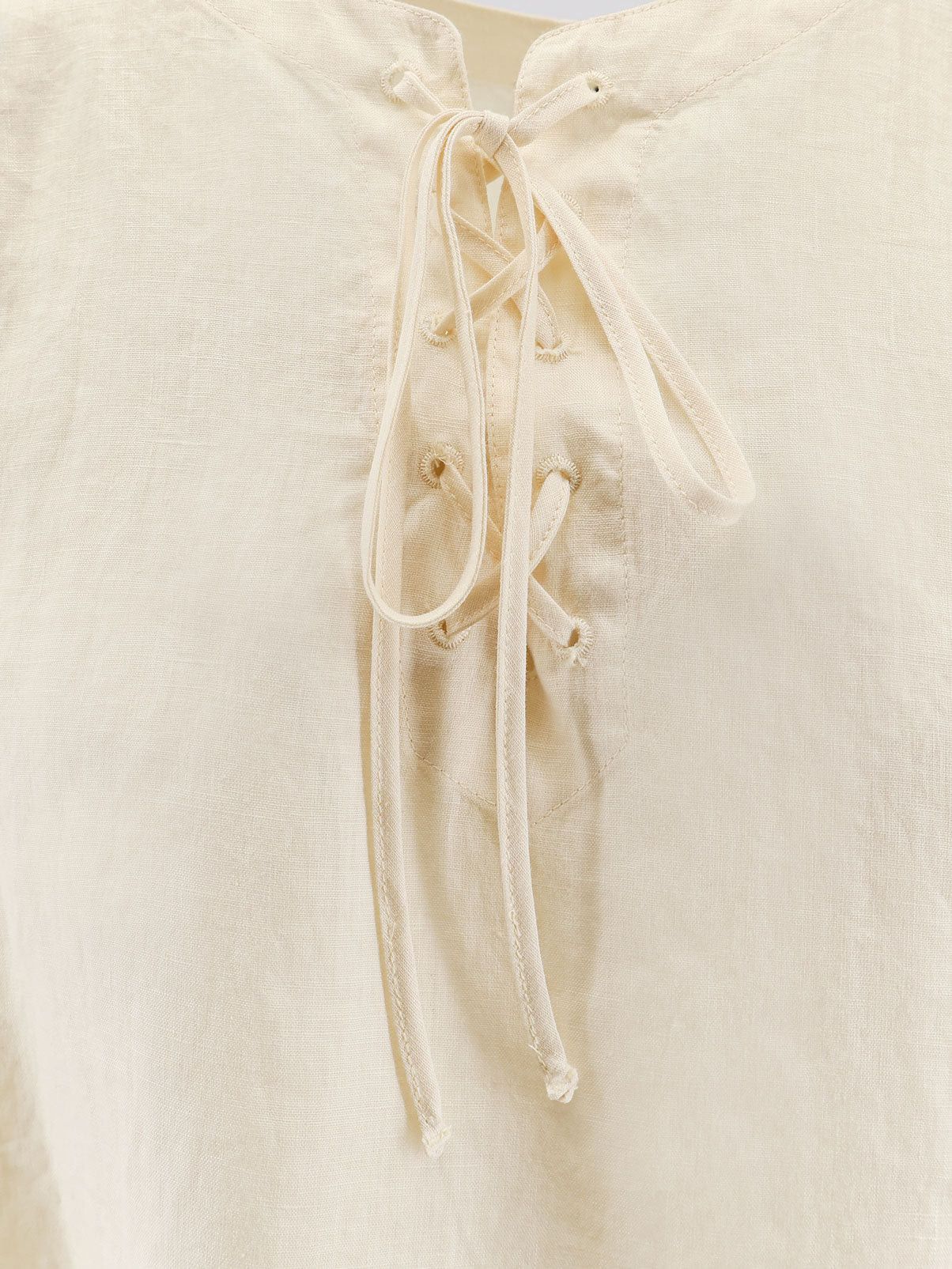 Aspesi "Vissuto" Linen Shirt Size M / US 6-8 / IT 42-44 - 3 Thumbnail