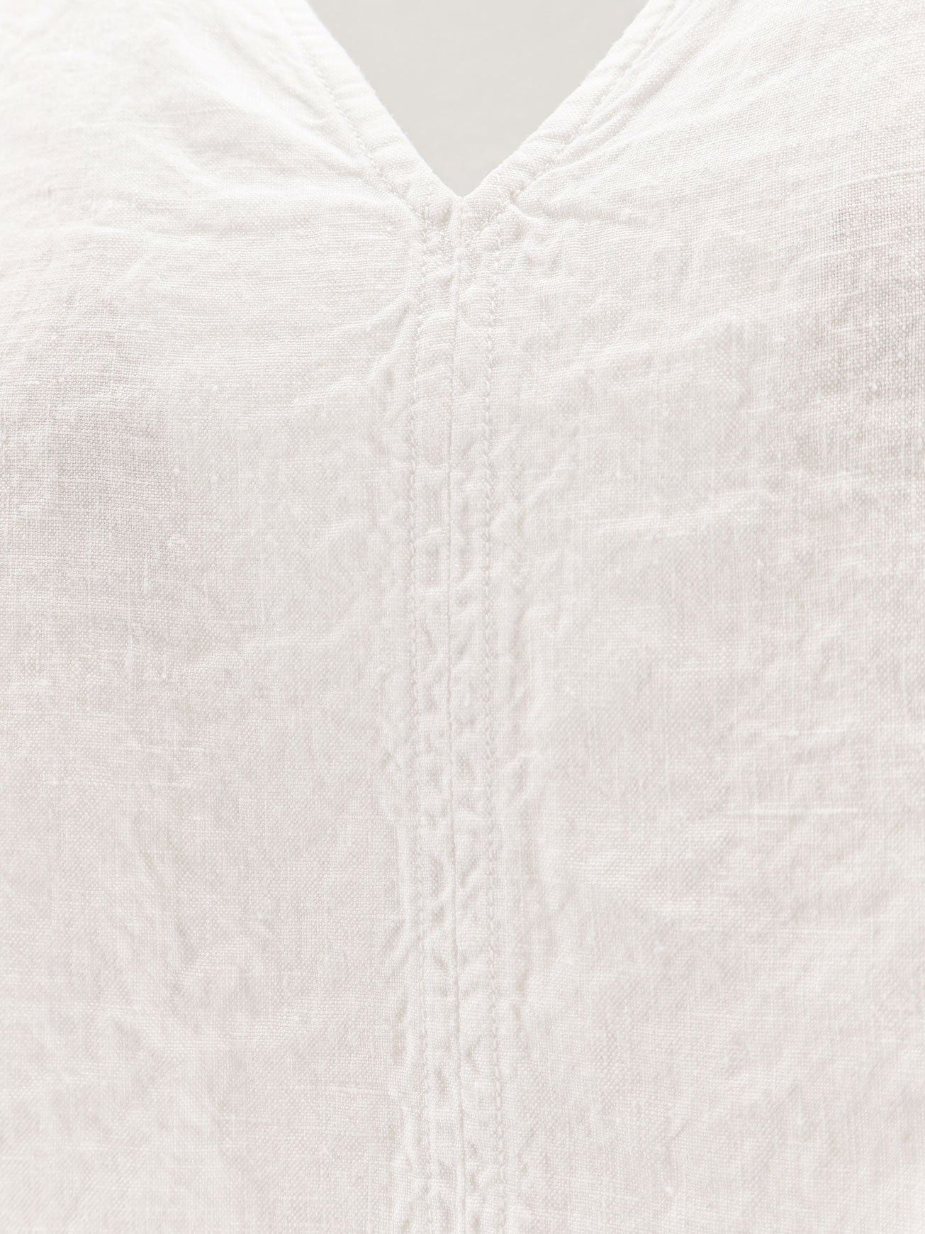 Aspesi "Vissuto" Oversize Linen Top Size XS / US 0-2 / IT 36-38 - 3 Thumbnail
