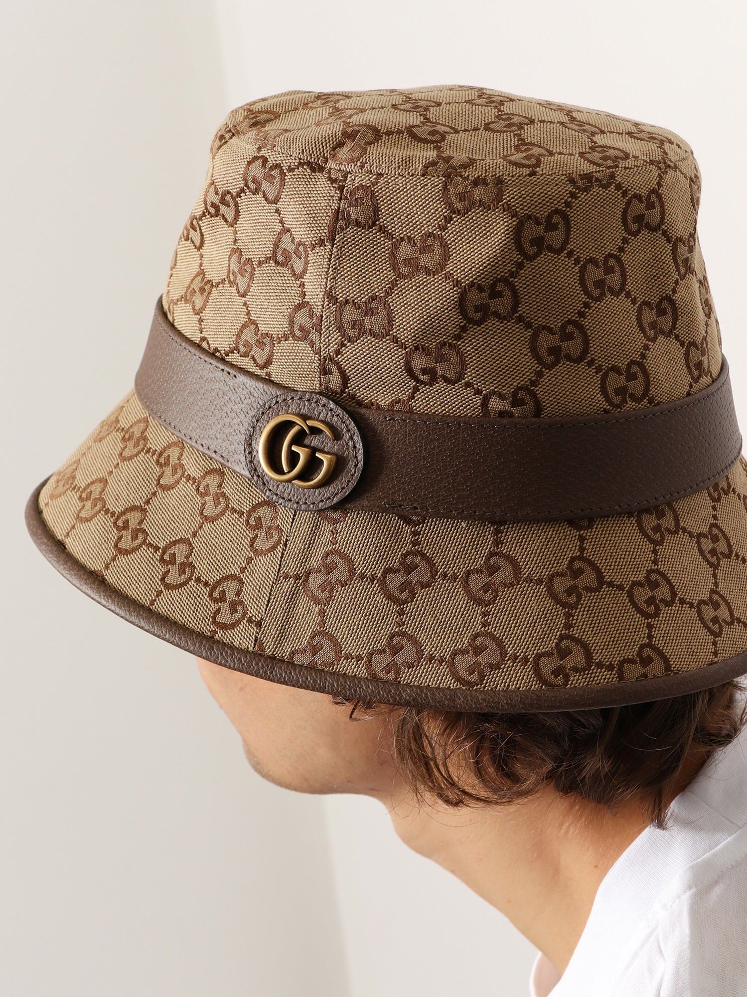 Gucci Gg Fabric Fedora Hat Size ONE SIZE - 3 Thumbnail