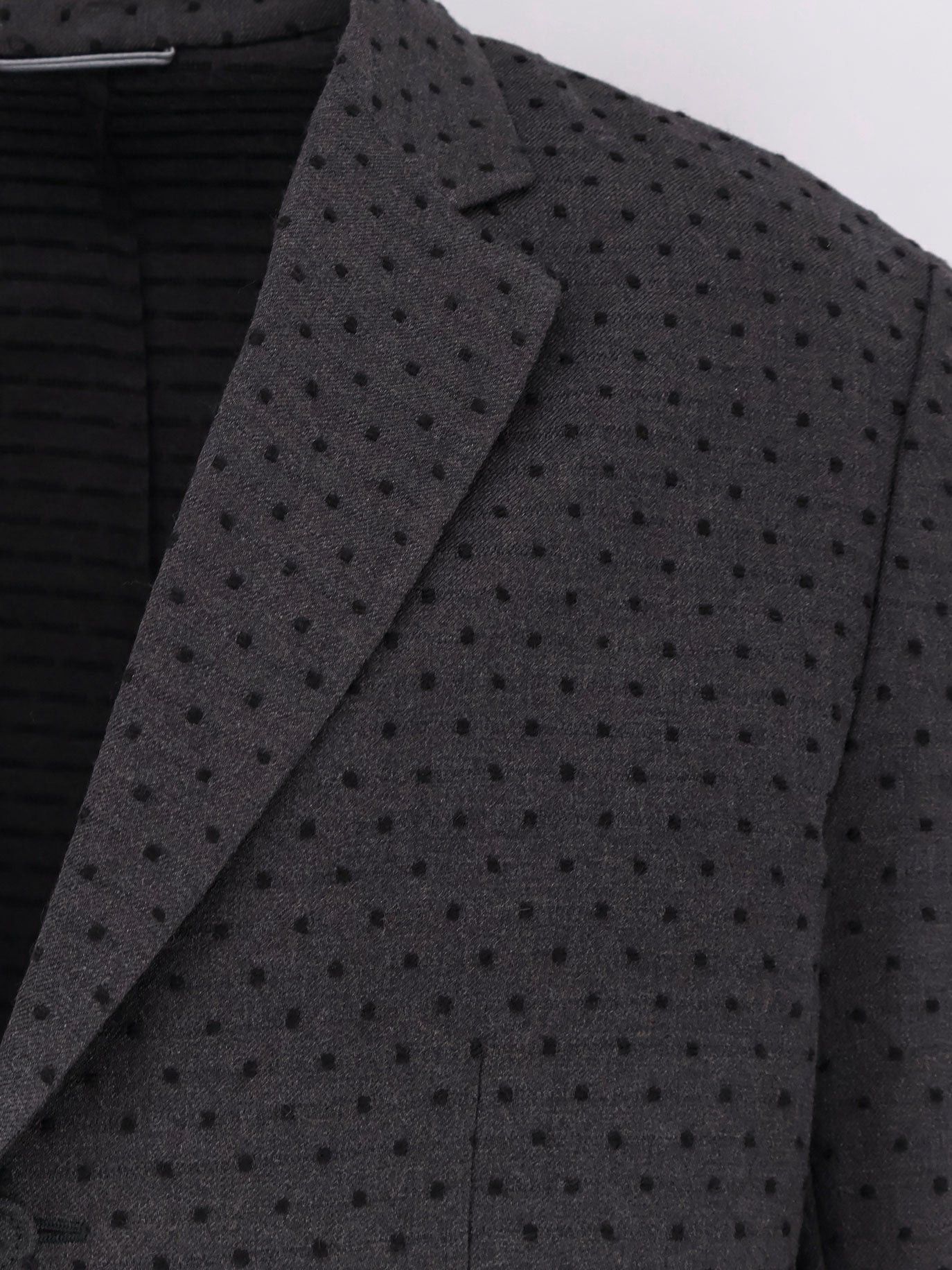 Dior Polka-Dots Virgin Wool And Alpaca Jacquard Blazer Size US S / EU 44-46 / 1 - 3 Thumbnail