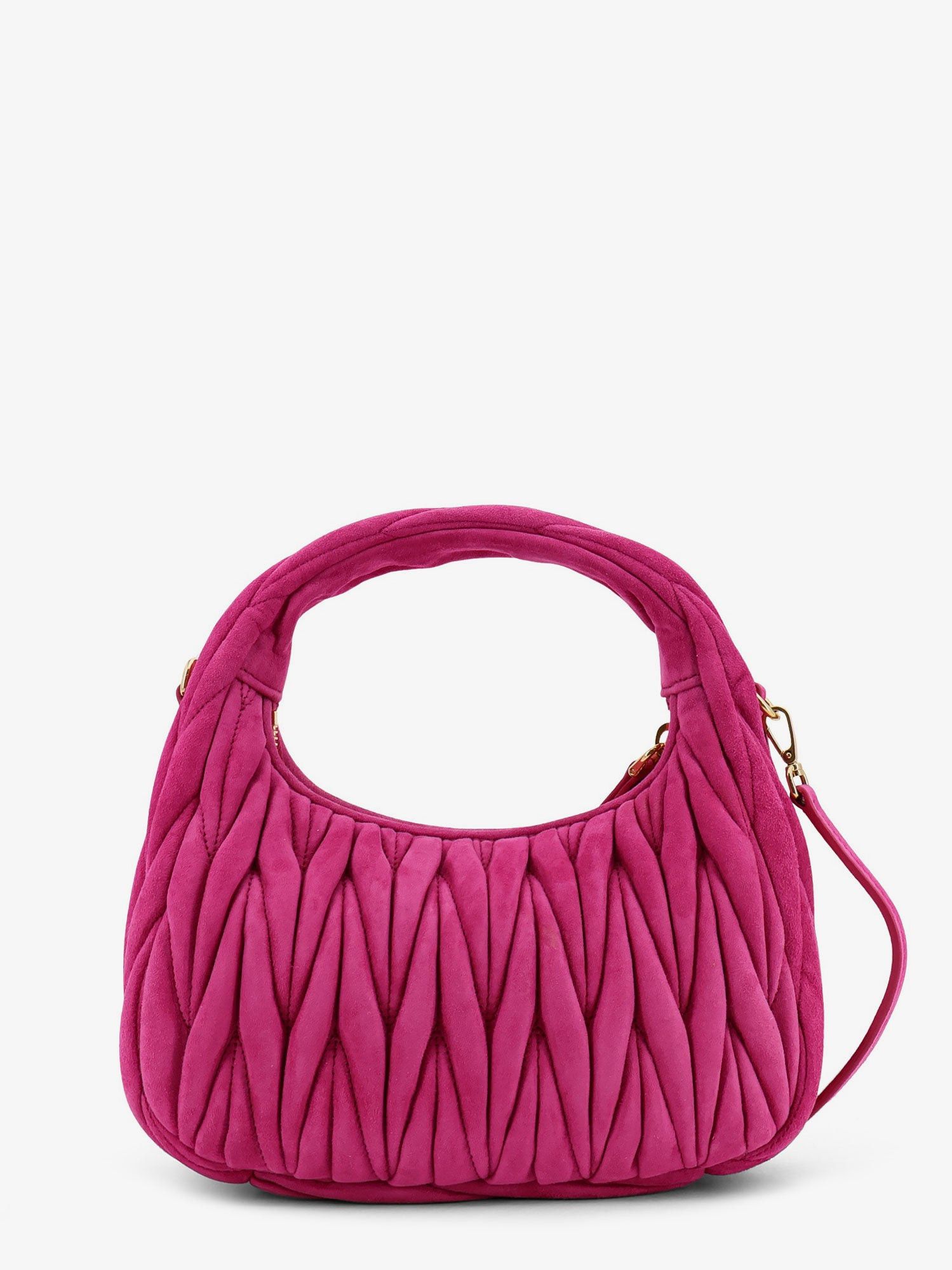 Miu Miu Wander Matelasse Suede Shoulder Bag Size ONE SIZE - 2 Thumbnail