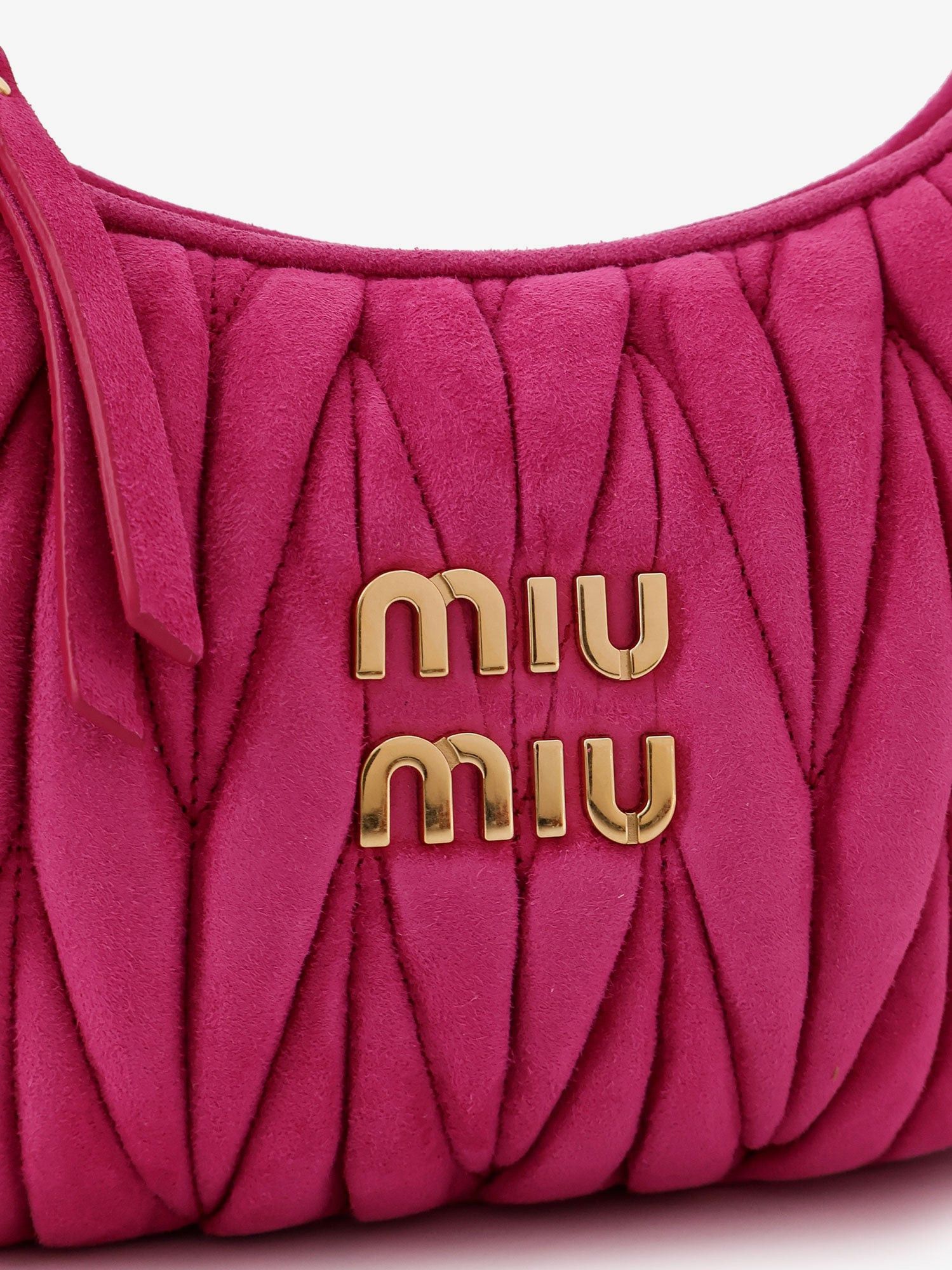 Miu Miu Wander Matelasse Suede Shoulder Bag Size ONE SIZE - 5 Thumbnail