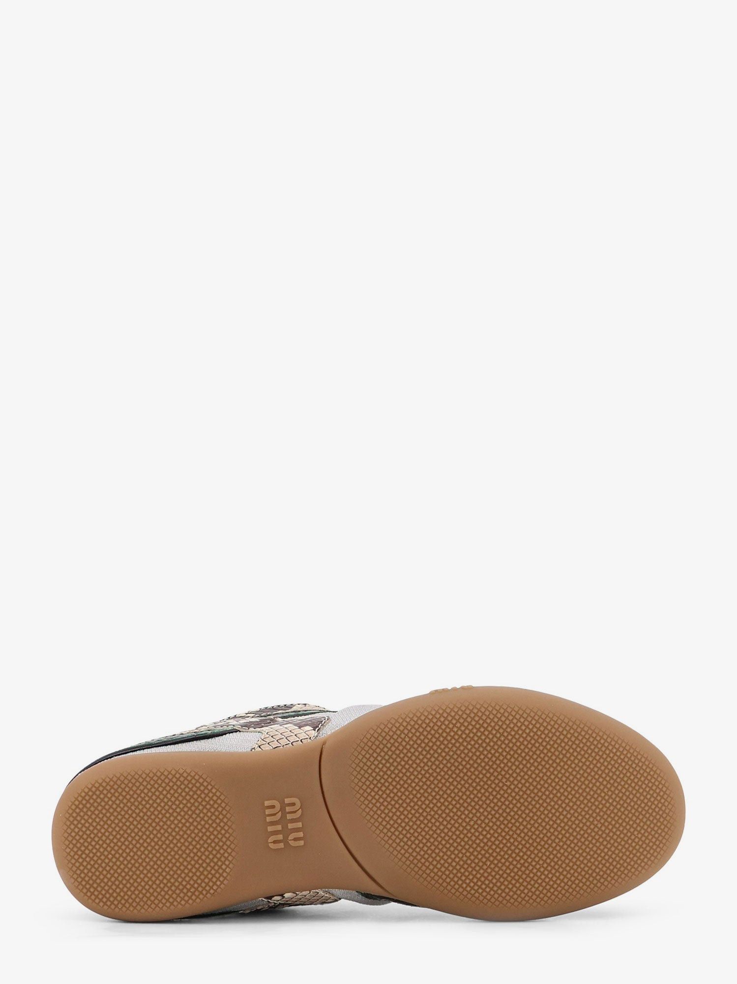 Miu Miu Gymnasium Technical Fabric And Python-Print Aisley Sneakers Size US 6.5 / IT 36.5 - 4 Thumbnail