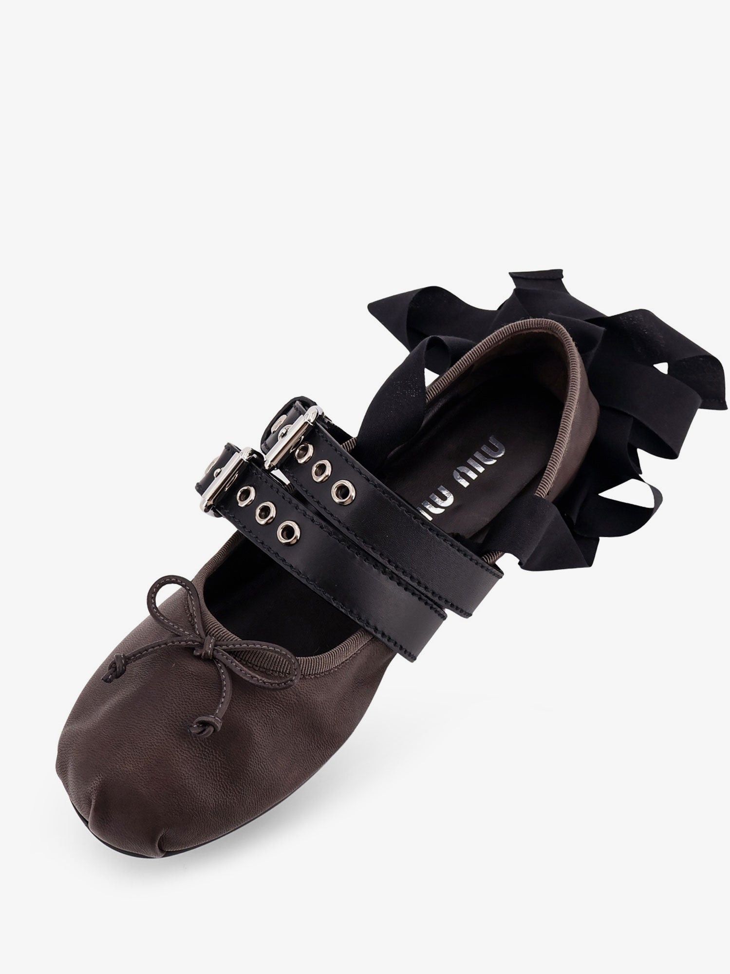 Miu Miu Leather Ballerinas Size US 6 / IT 36 - 5 Thumbnail