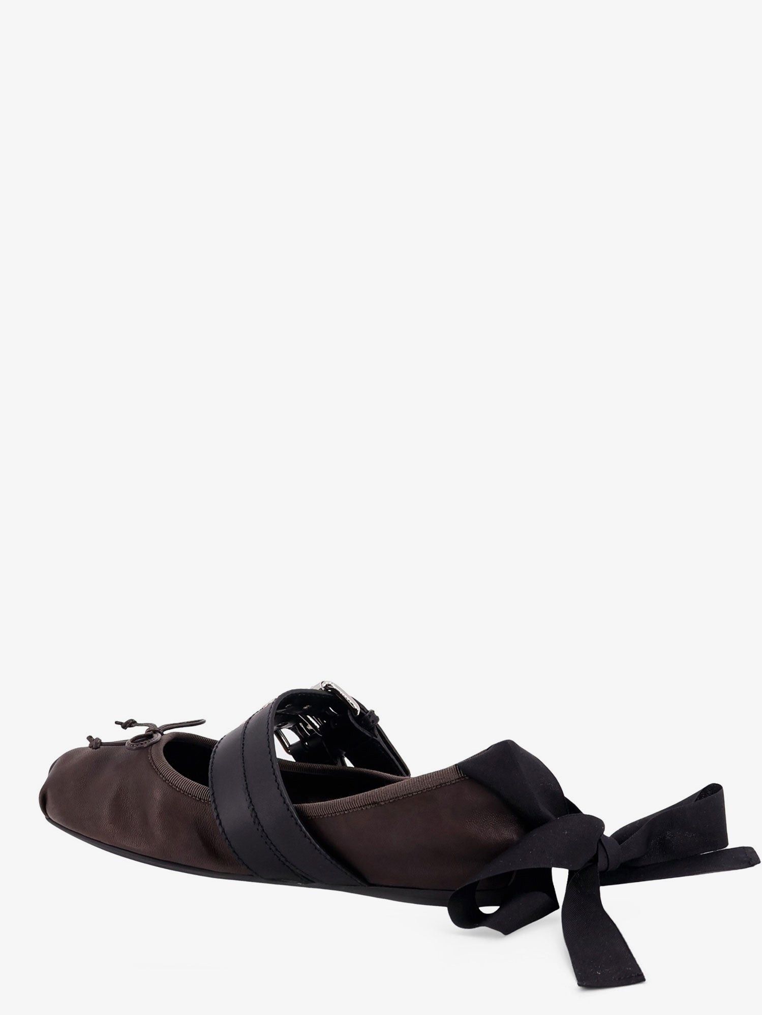 Miu Miu Leather Ballerinas Size US 6 / IT 36 - 4 Thumbnail