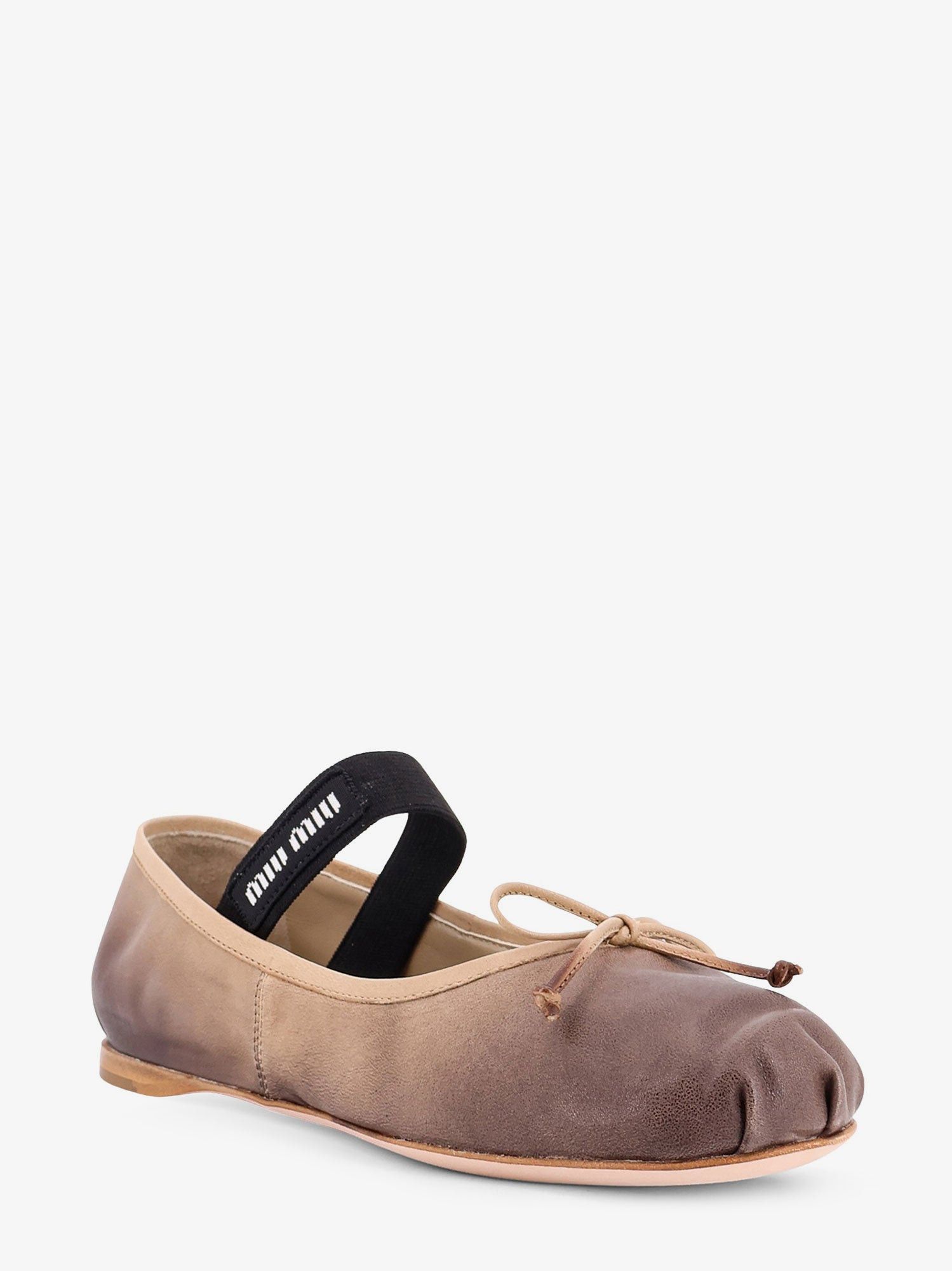 Miu Miu Leather Ballerinas Size US 7 / IT 37 - 2 Thumbnail