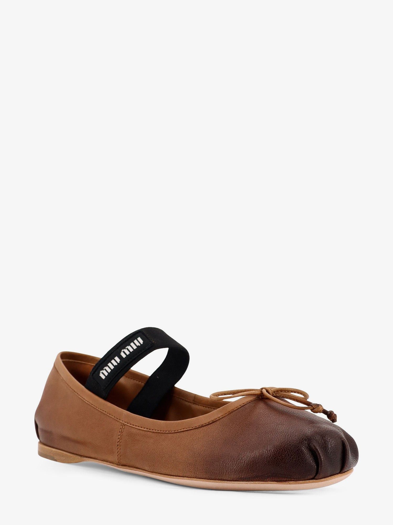 Miu Miu Leather Ballerinas Size US 6 / IT 36 - 2 Thumbnail