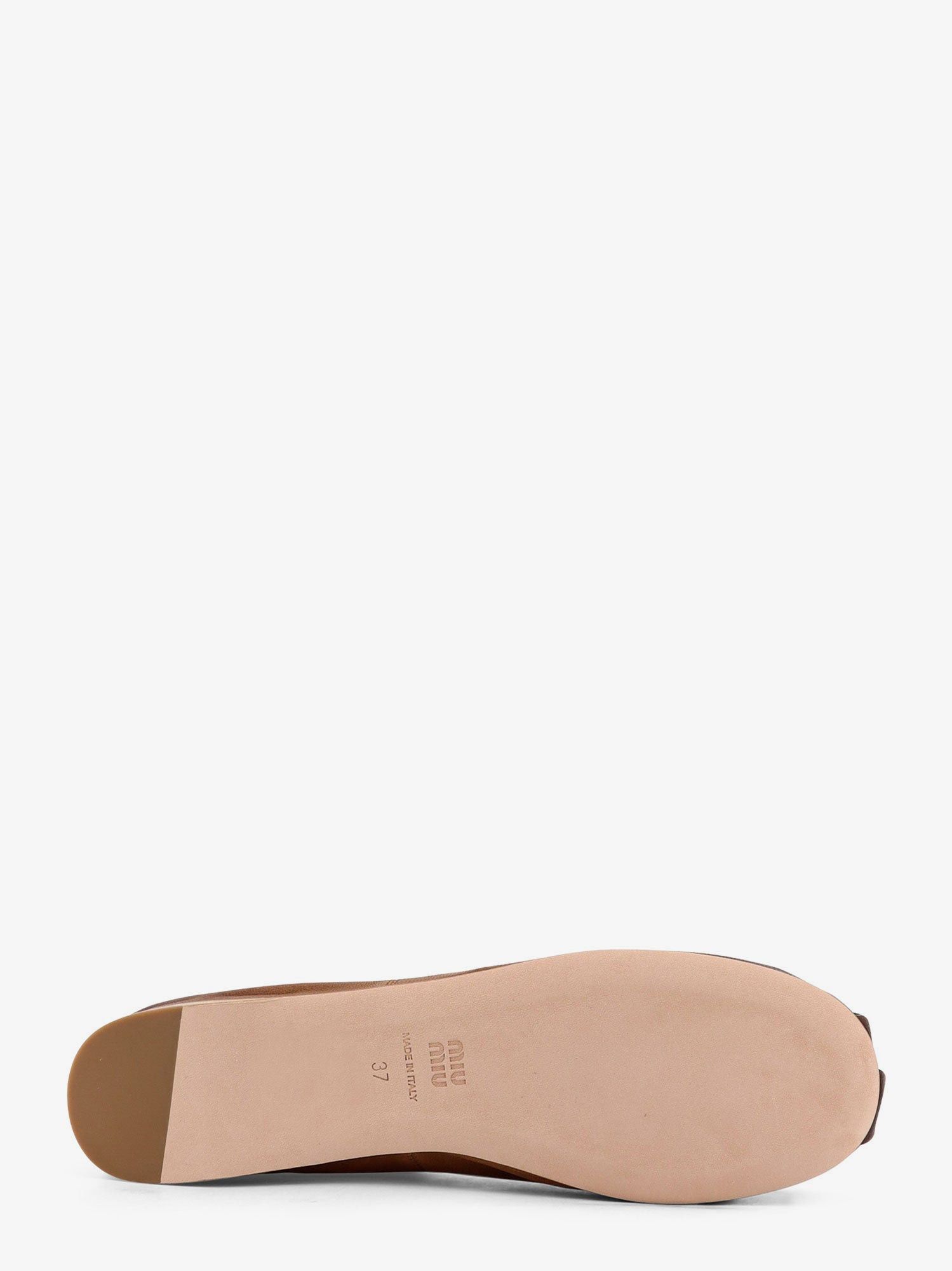Miu Miu Leather Ballerinas Size US 6 / IT 36 - 4 Thumbnail