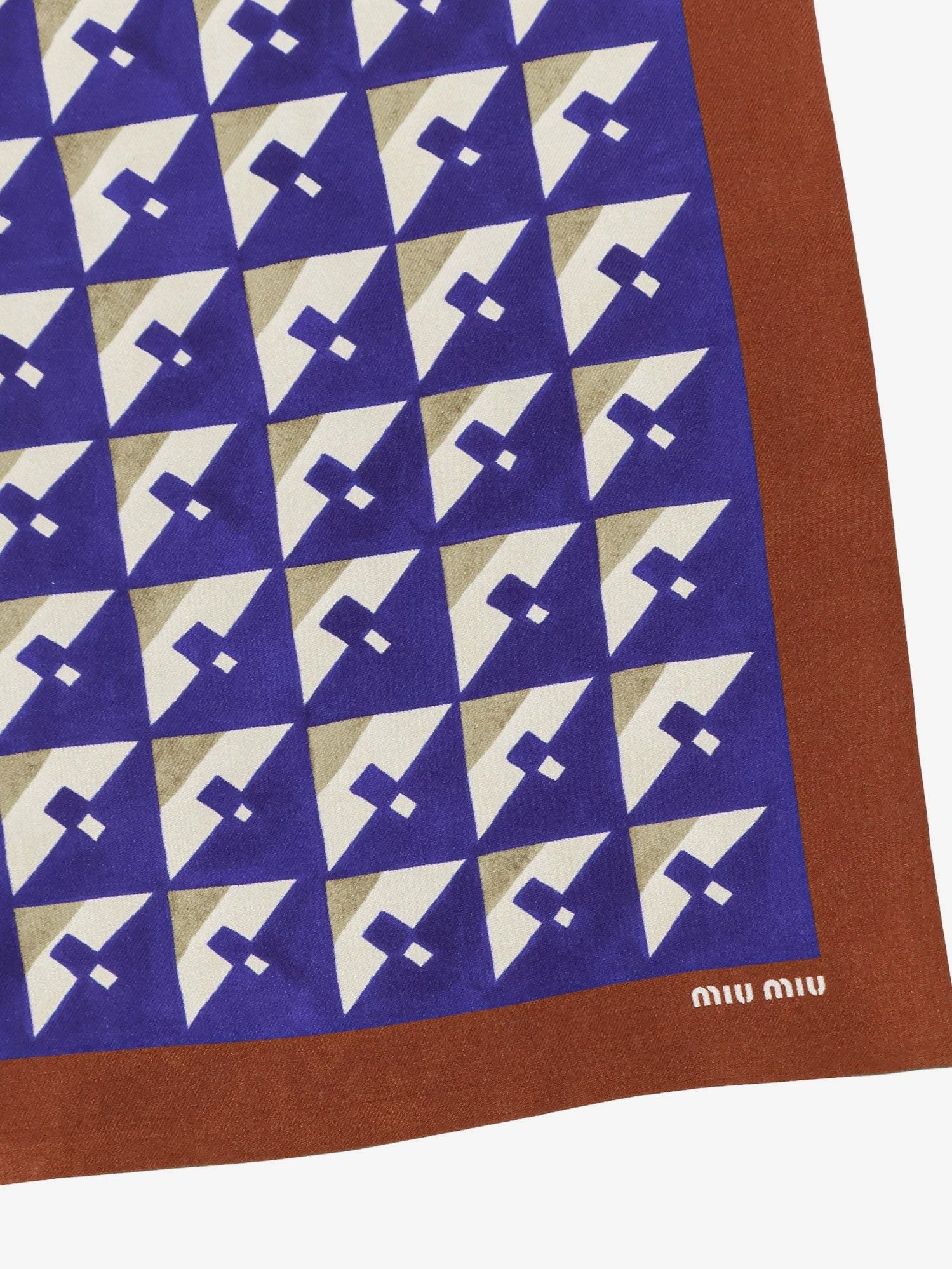 Miu Miu Multicolor Scarf Size ONE SIZE - 2 Thumbnail