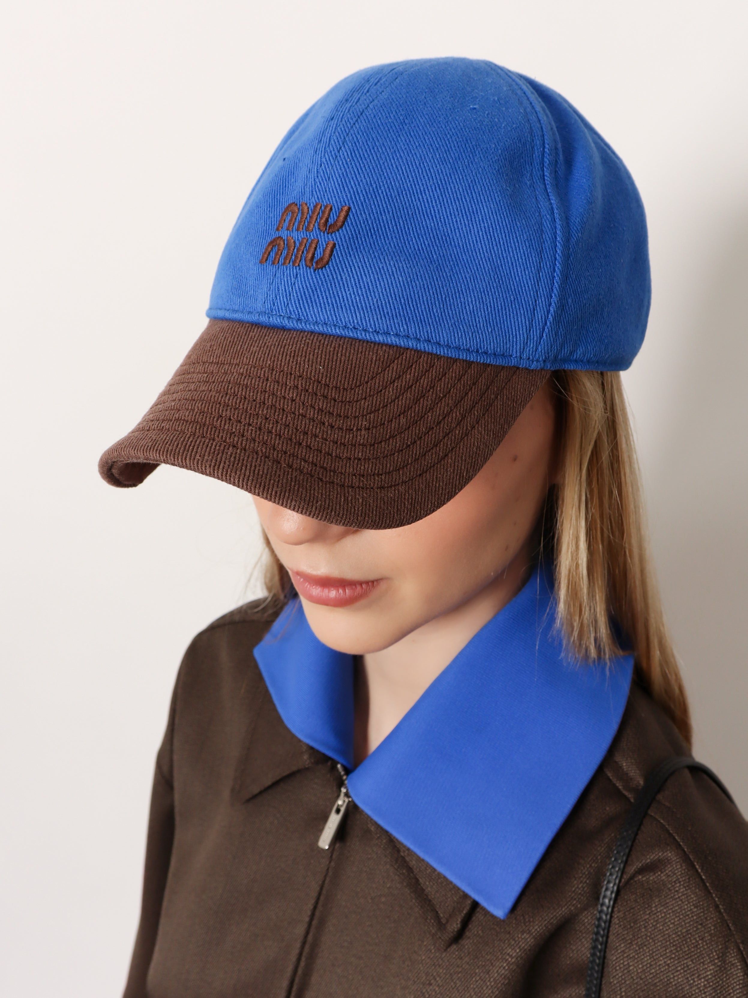 Miu Miu Cotton Hat Size ONE SIZE - 4 Thumbnail