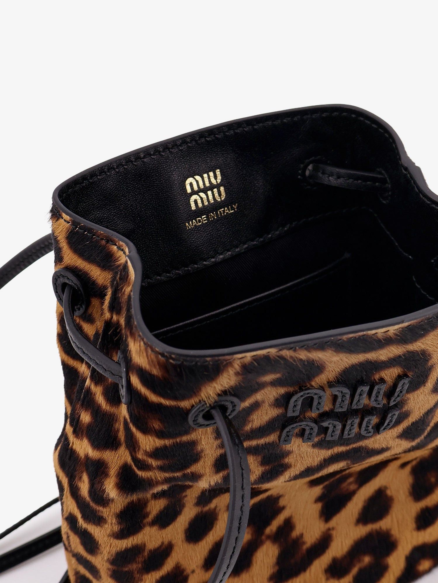 Miu Miu Animal Print Leather Crossbody Bag Size ONE SIZE - 5 Thumbnail