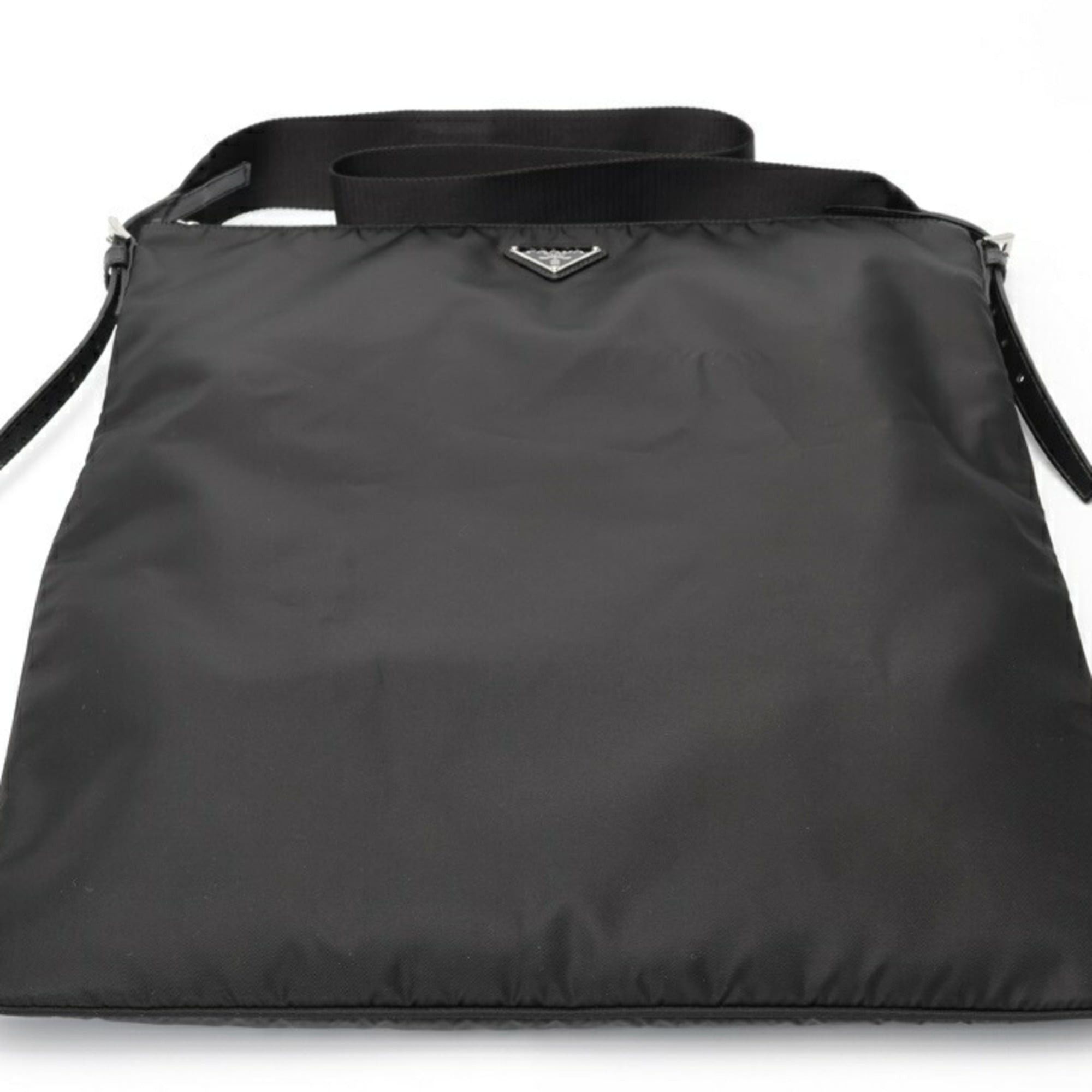 Prada Prada Shoulder Bag 2VH123 Nylon Saffiano Leather Black Size ONE SIZE - 4 Thumbnail