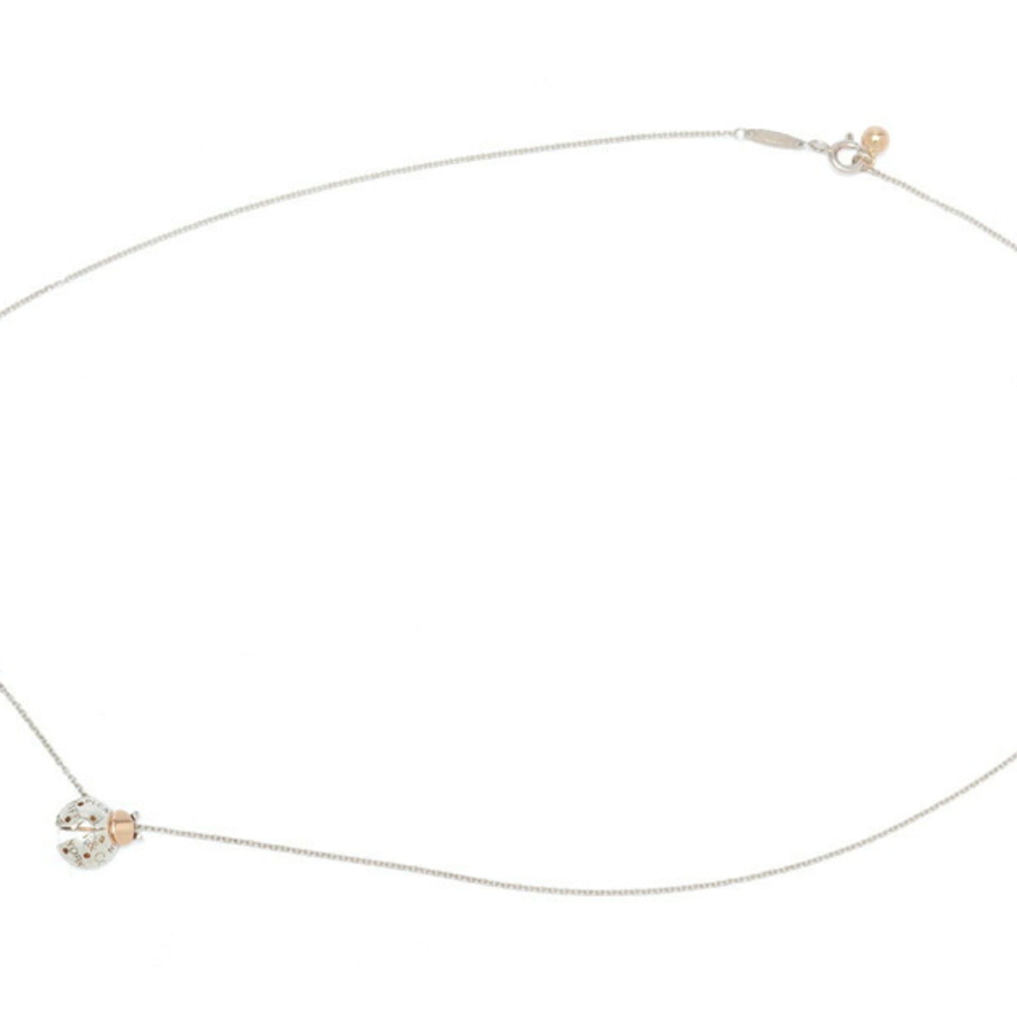 Tiffany & Co. Tiffany & Co. Return to Ladybug Collection Necklace, Sterling Silver (925) and 18K Pink Gold, 46 cm Size ONE SIZE - 3 Thumbnail
