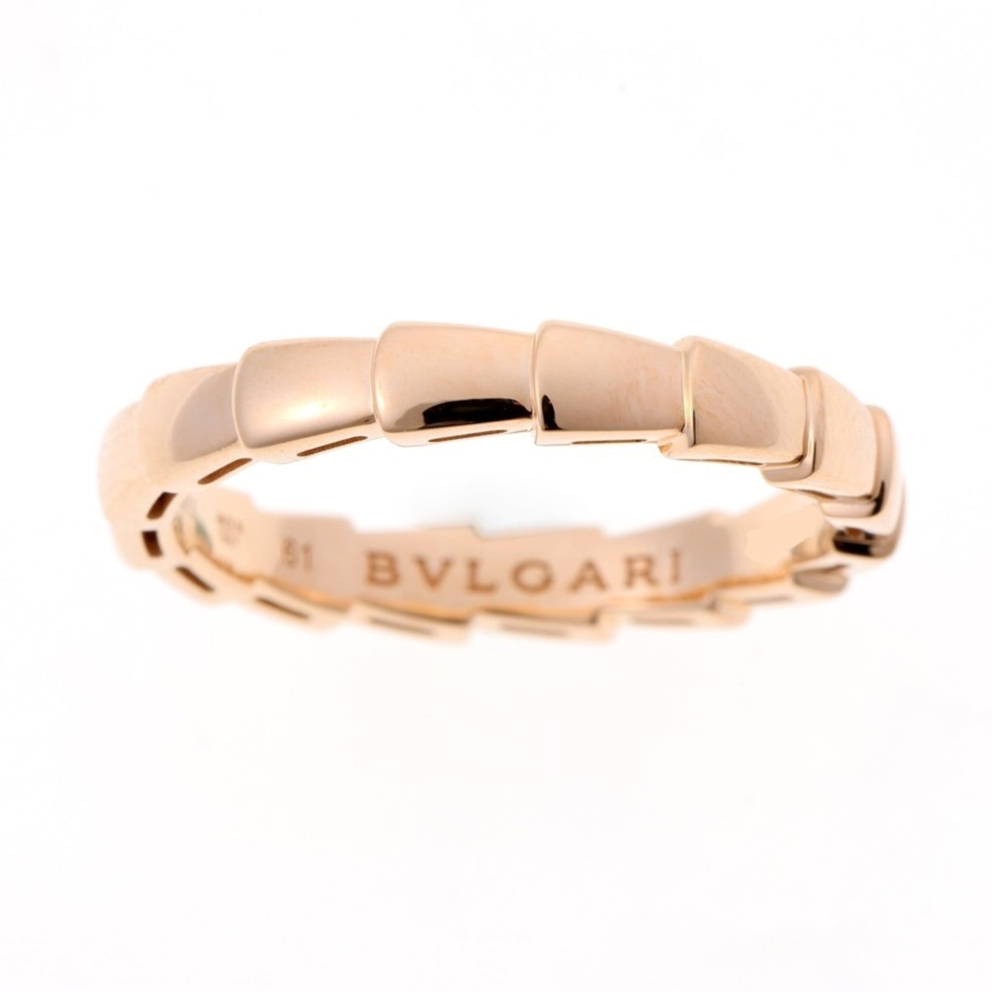 Bvlgari Bulgari BVLGARI Serpenti Viper Ring 349654 349643 Au750 18KPG Pink Gold #21 Size ONE SIZE - 2 Thumbnail