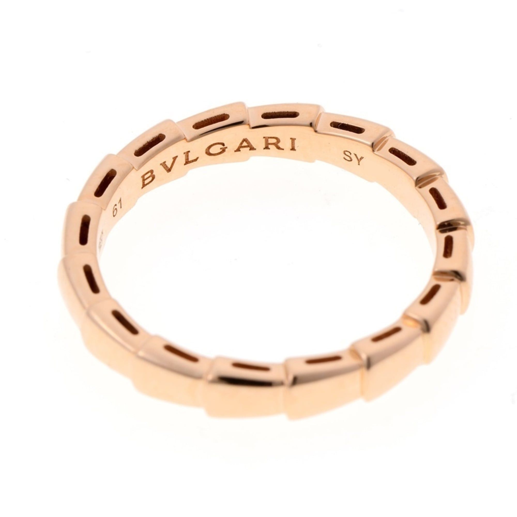 Bvlgari Bulgari BVLGARI Serpenti Viper Ring 349654 349643 Au750 18KPG Pink Gold #21 Size ONE SIZE - 5 Thumbnail