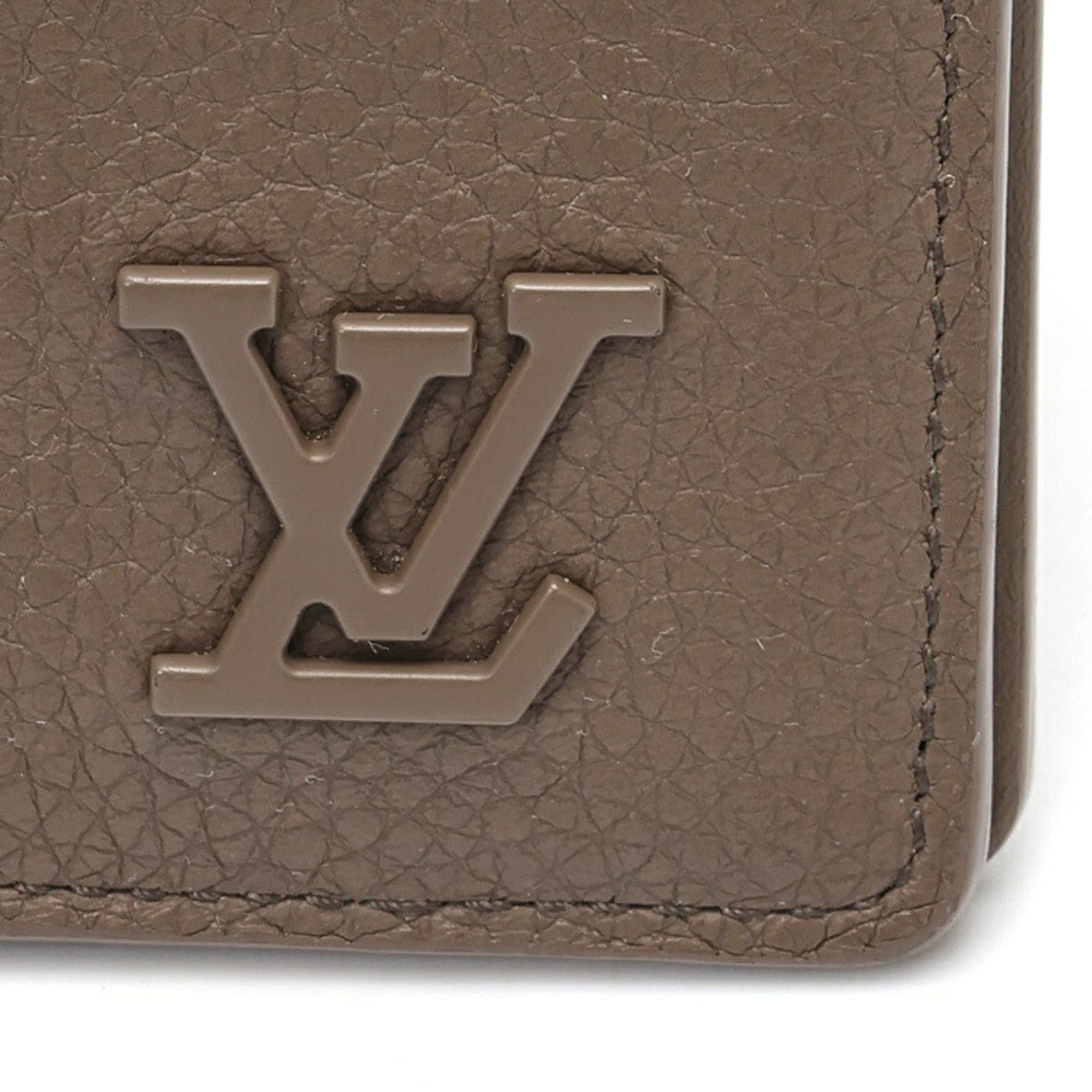 Louis Vuitton Louis Vuitton LV Aerogram Card Case Organizer de Poche M11490, Grain Leather, Brown Size ONE SIZE - 5 Thumbnail